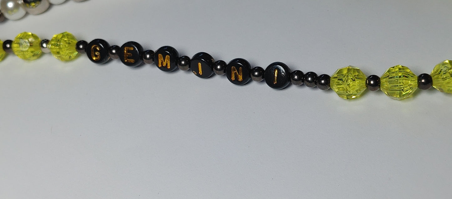 Custom zodiac keychain/purse charms