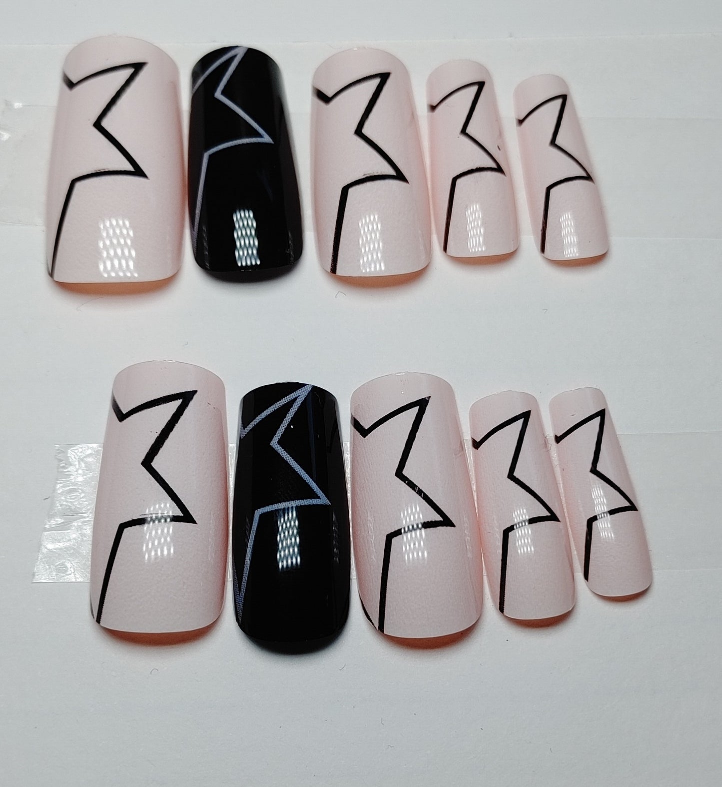Rockstar press-on nails +nail kit