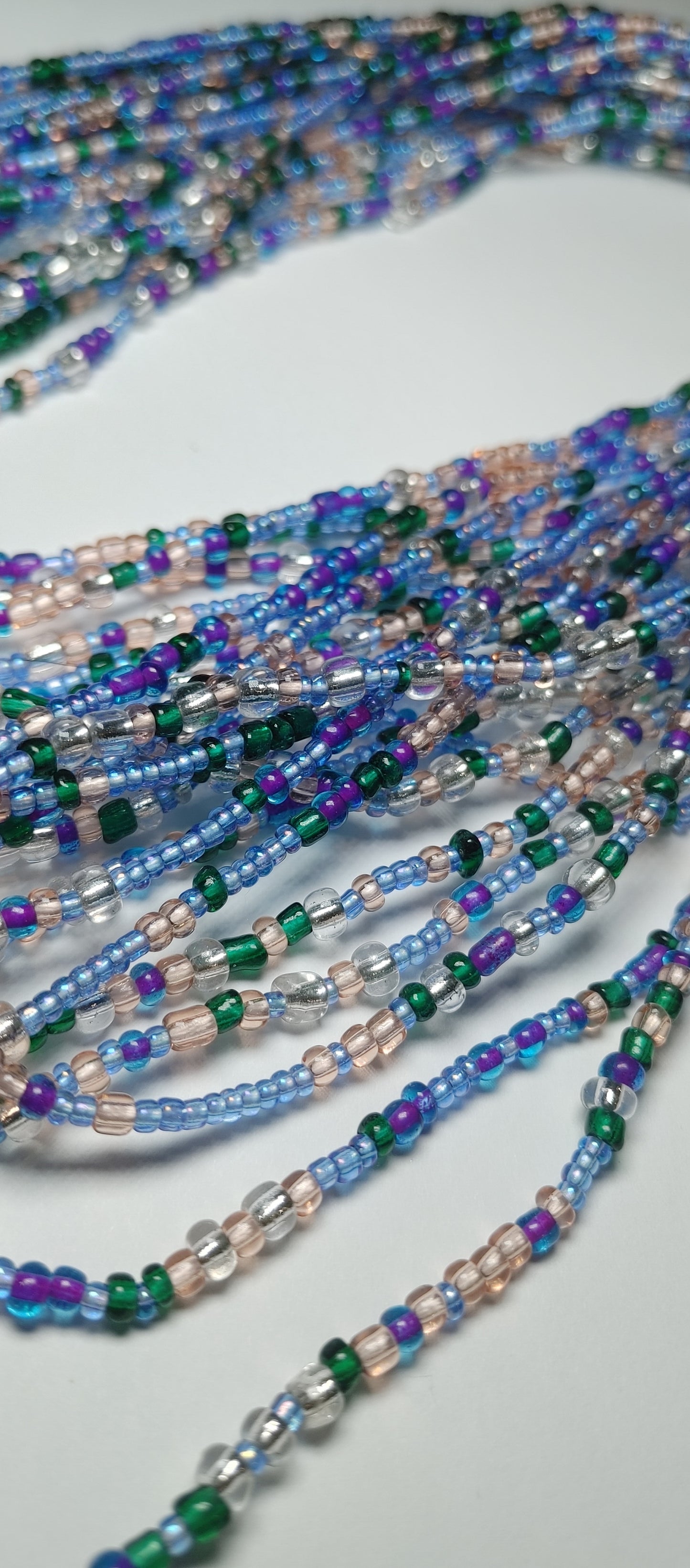 Purple passion wave waistbeads