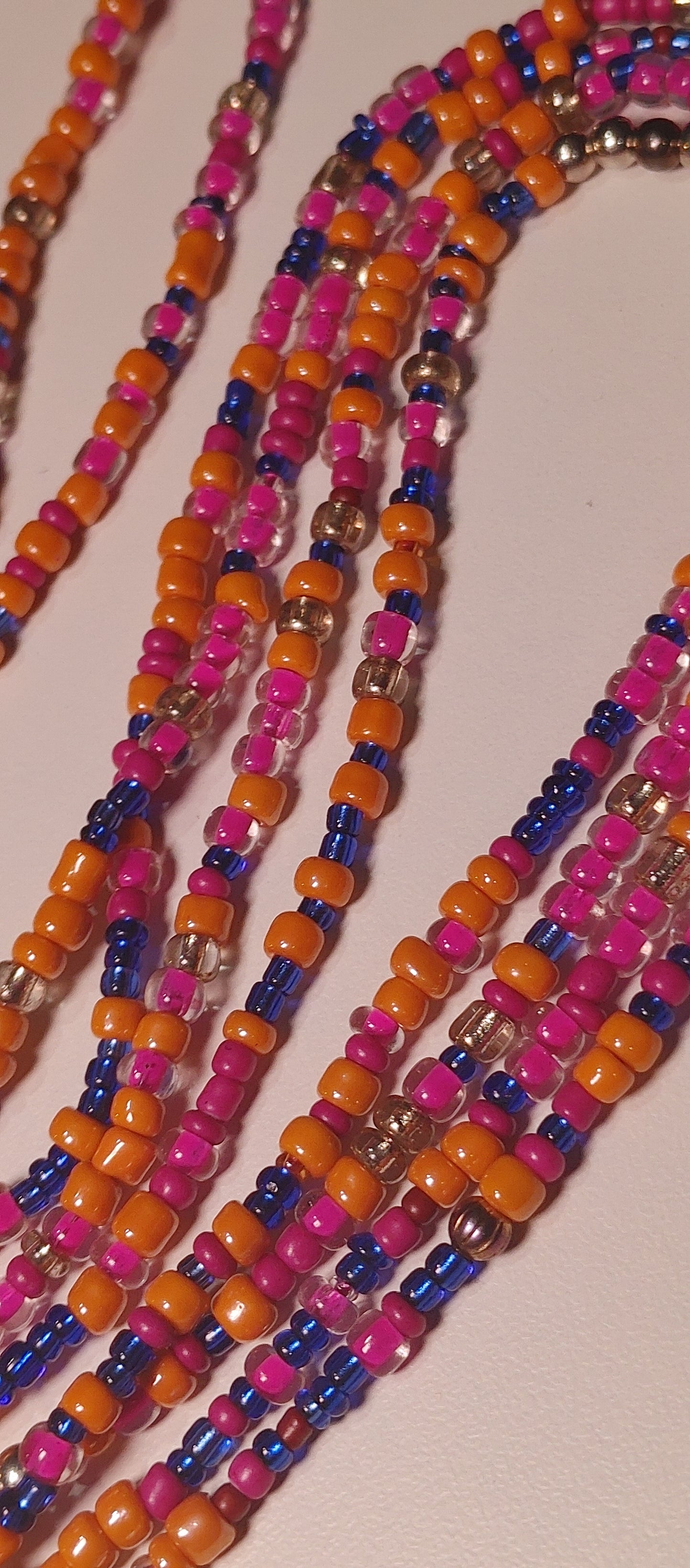 Pink spaze waistbeads