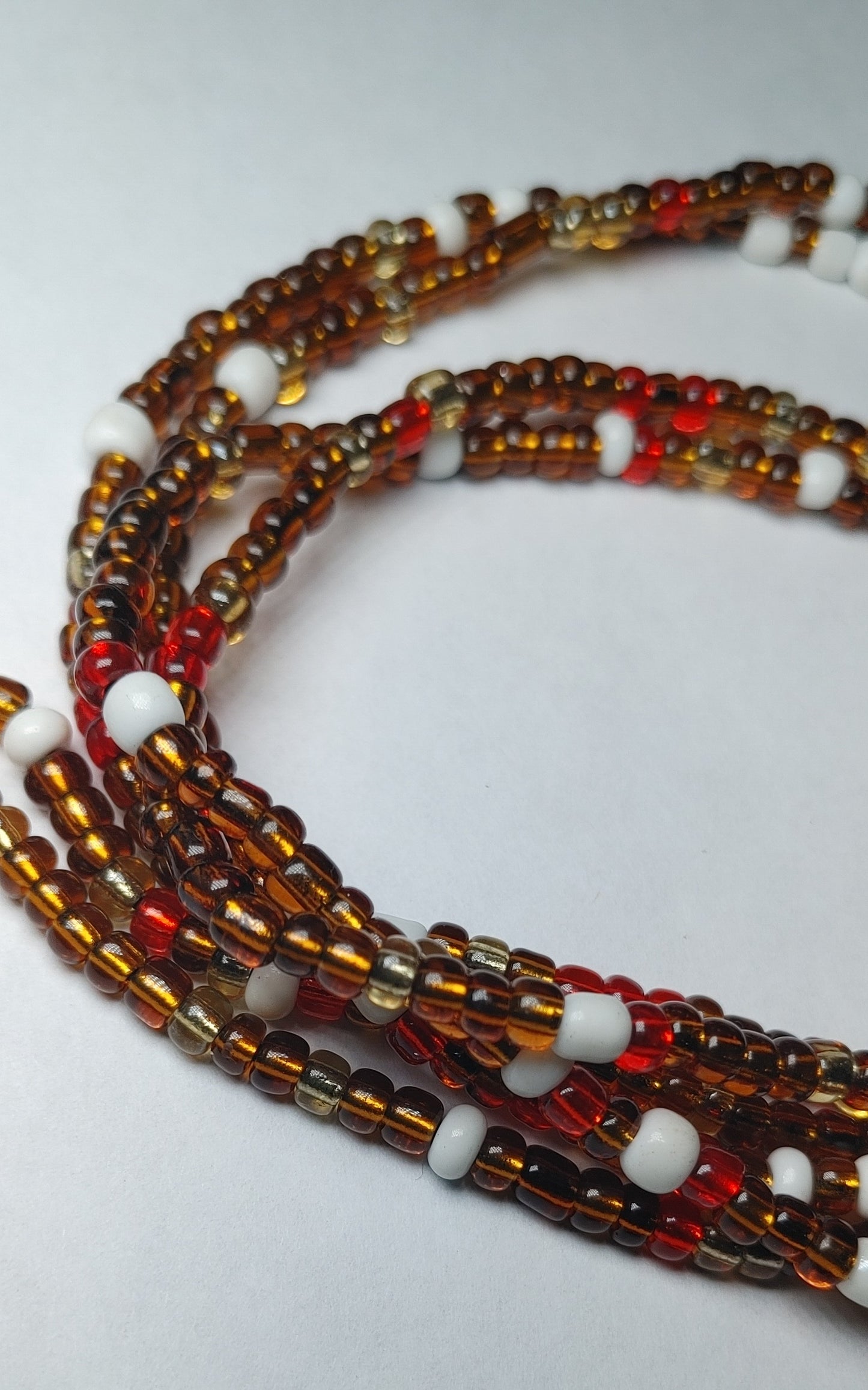 Brown sage waistbeads