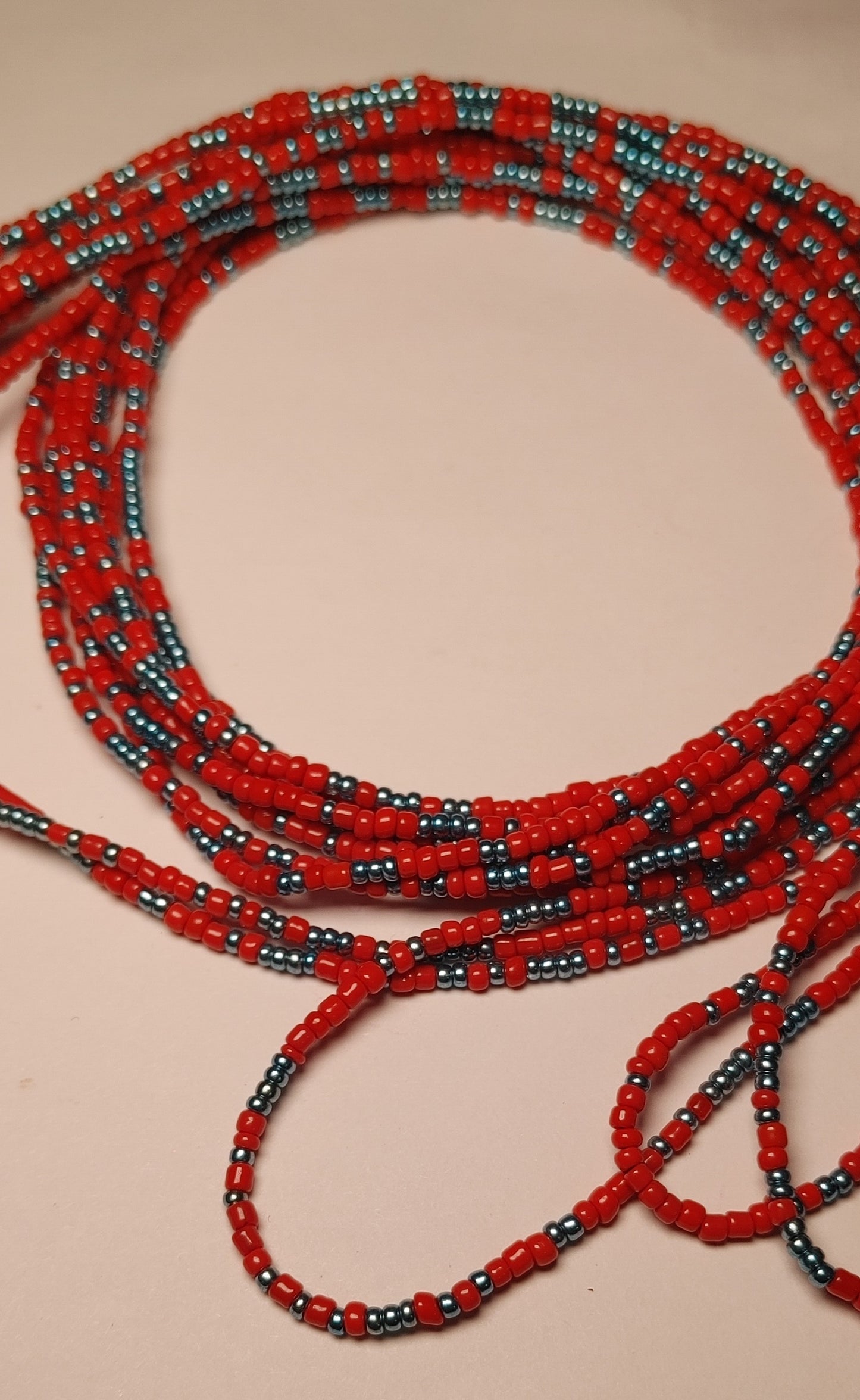 Confetti blast waistbeads