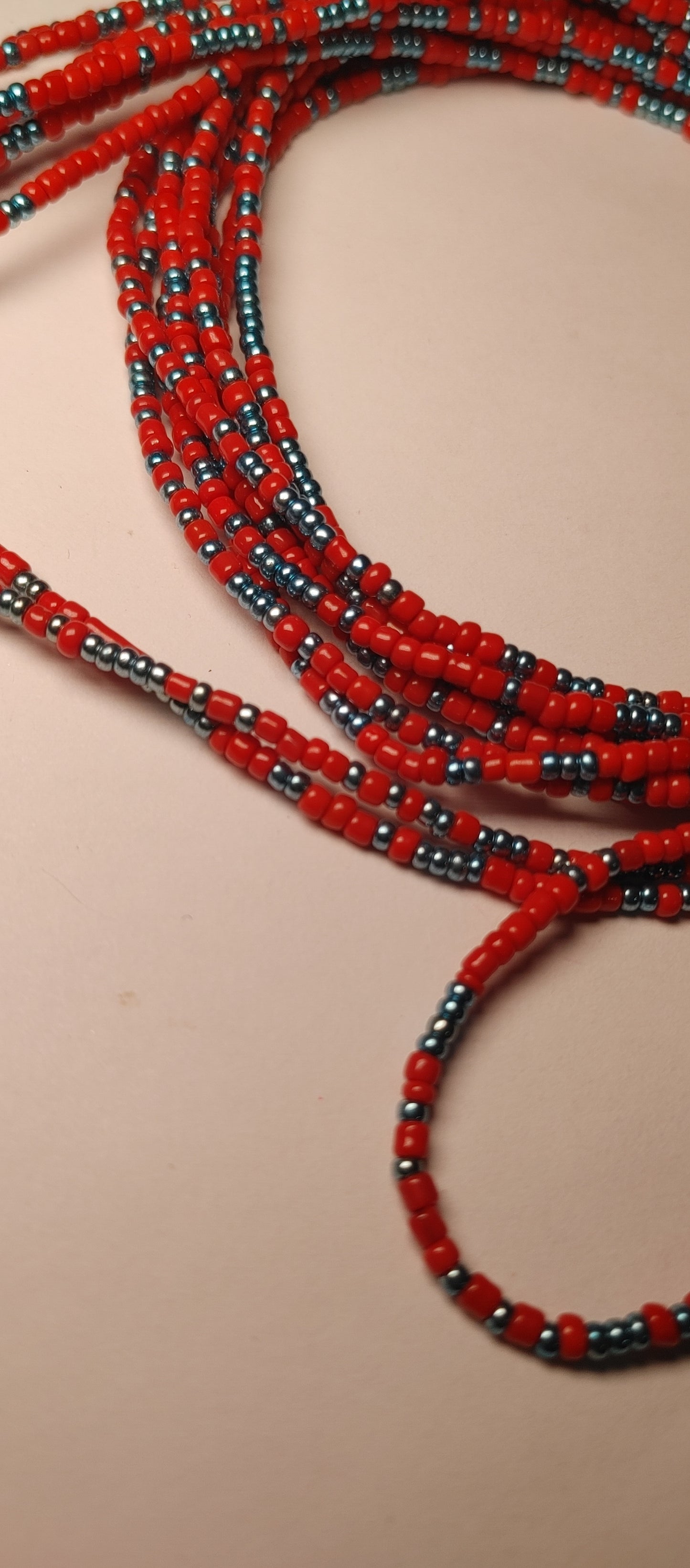 Confetti blast waistbeads