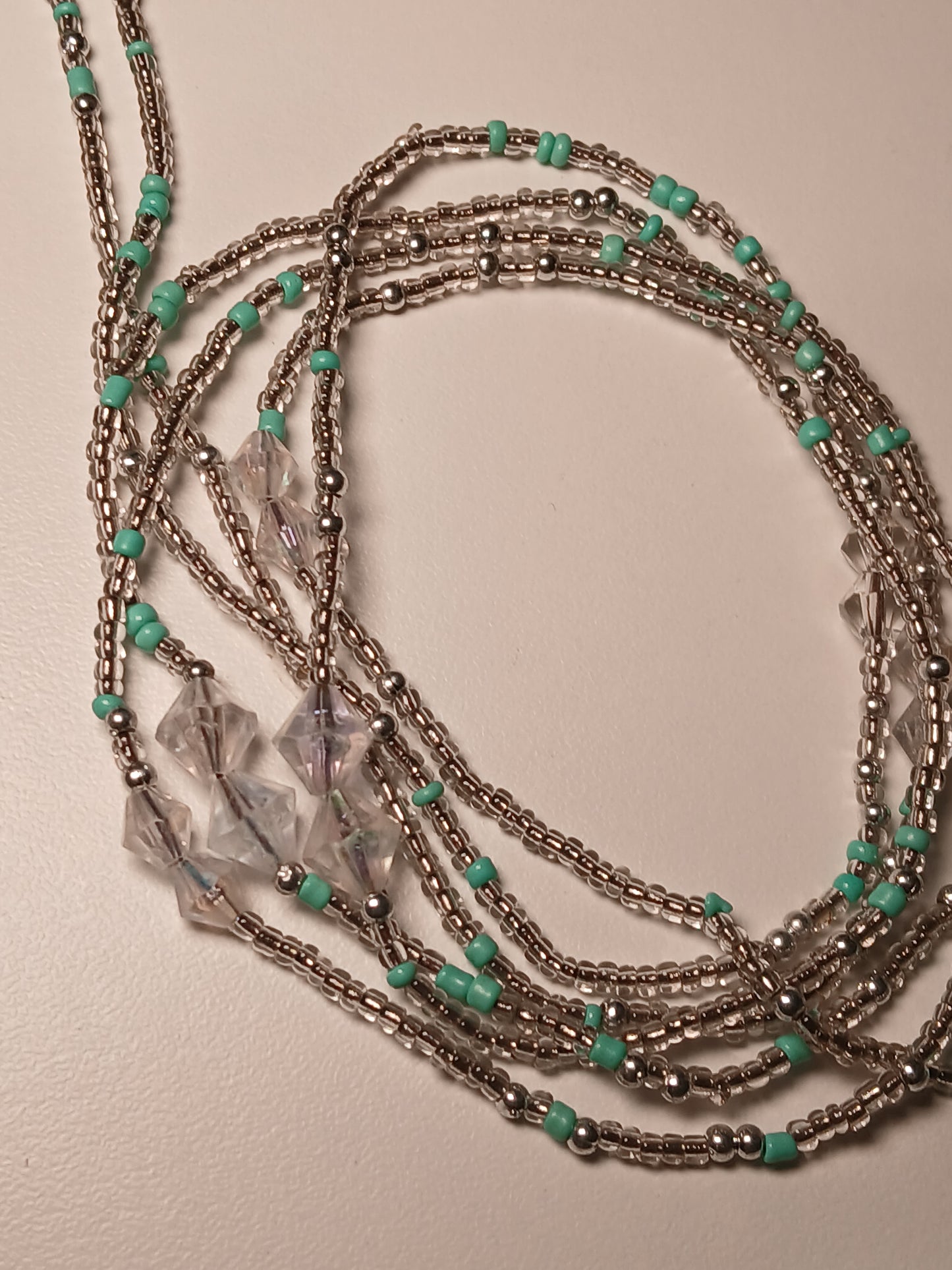 Blue Dimond waistbeads