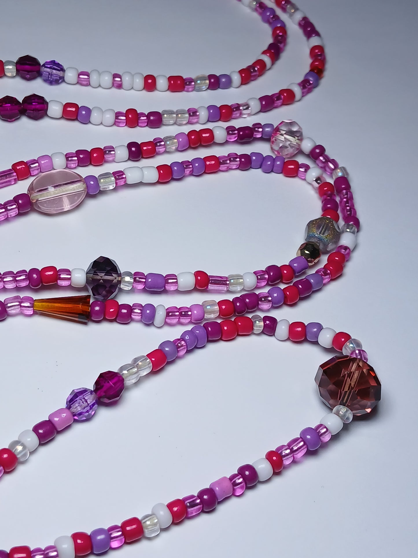 Purple sunlight waistbeads