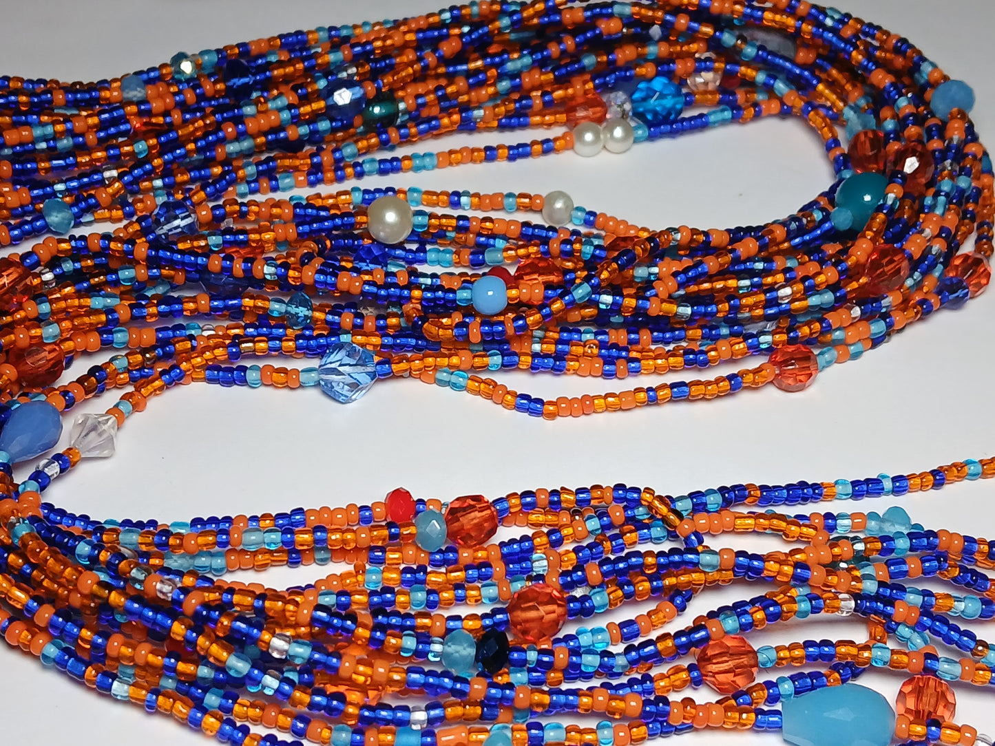 Sunset azure waistbeads