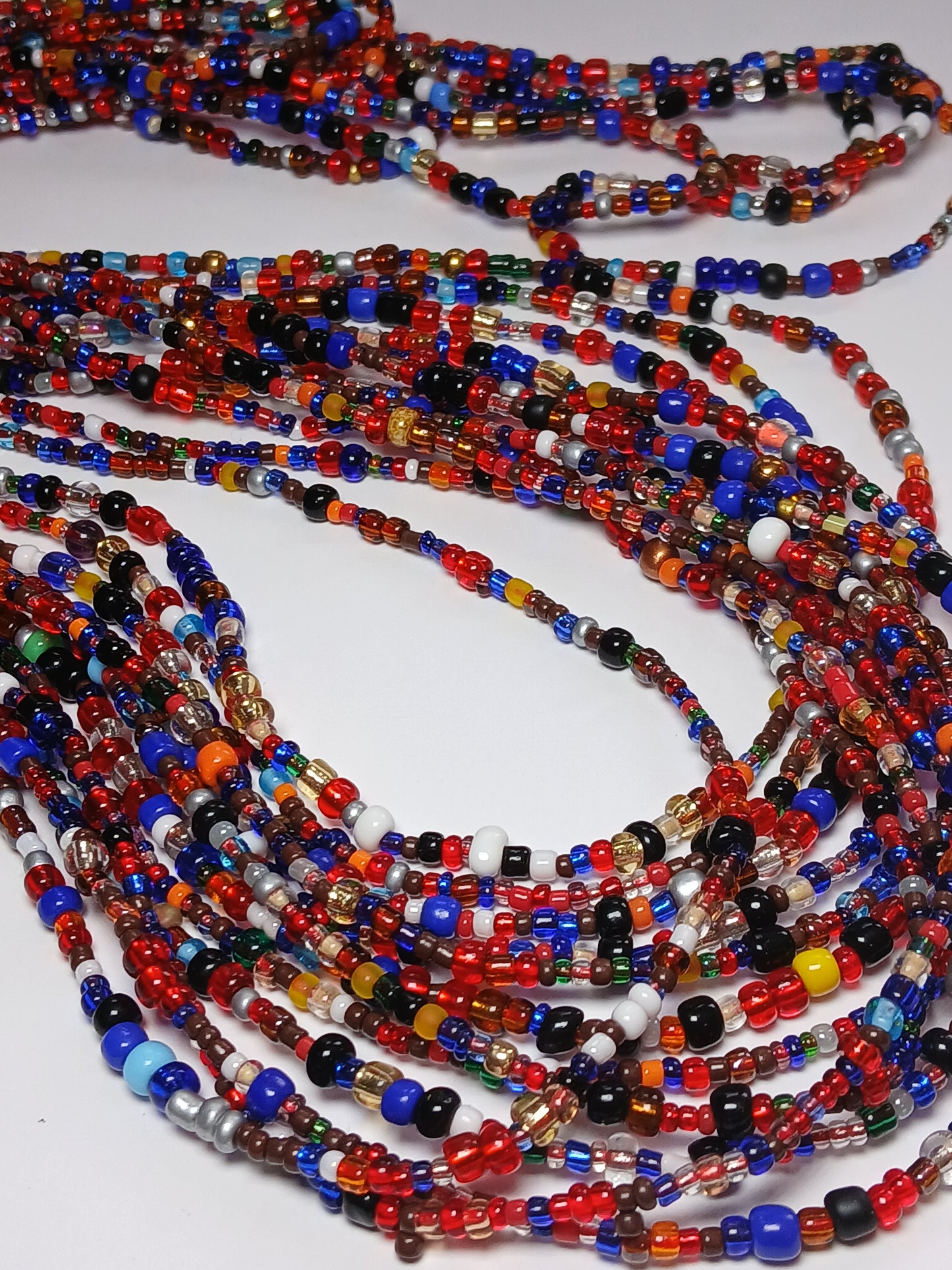 Multicolor waistbeads