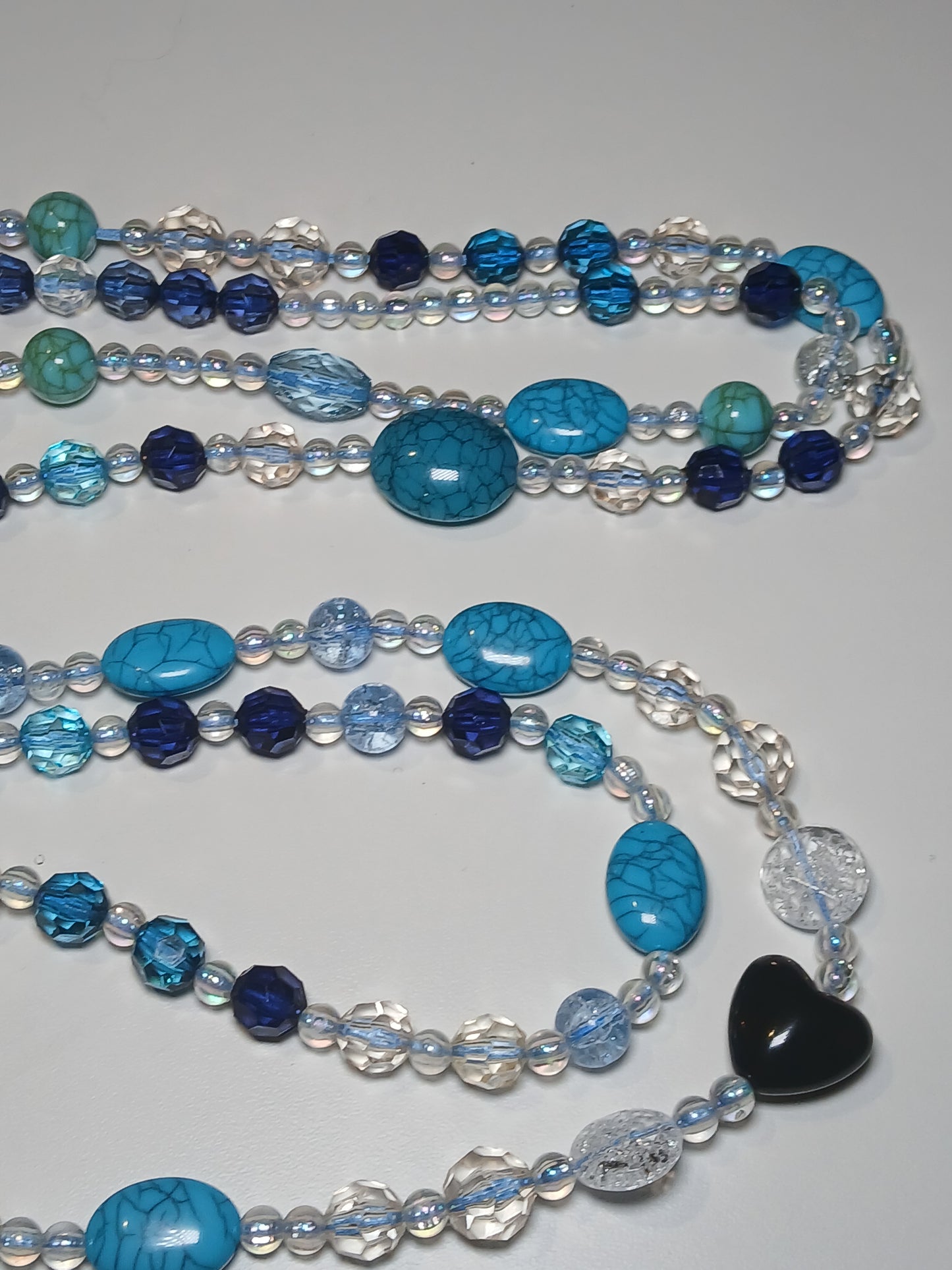 Blue paradise custom waistbeads