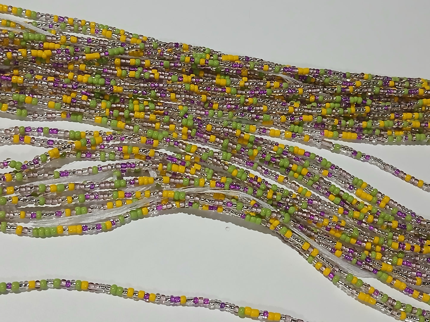 Tropical garden waistbeads