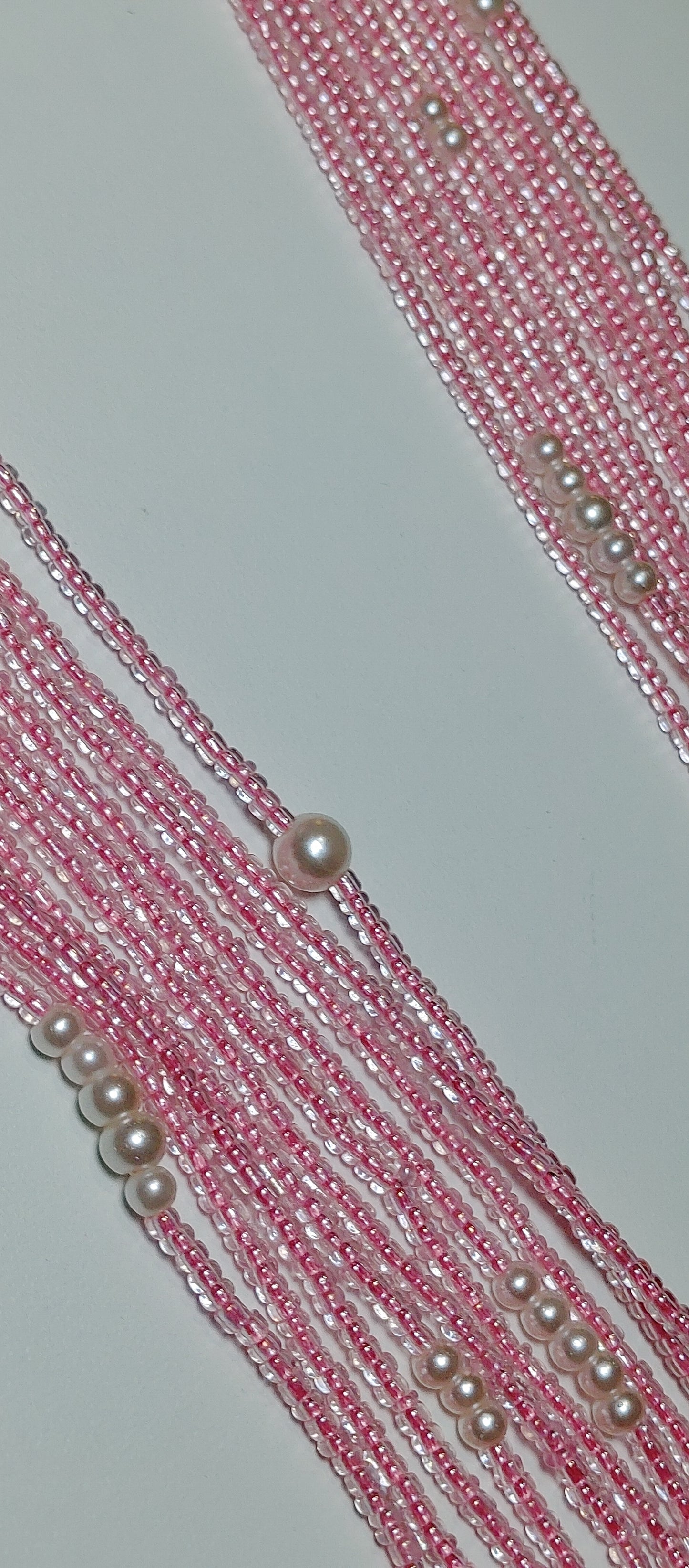 Pinky pearl waistbeads