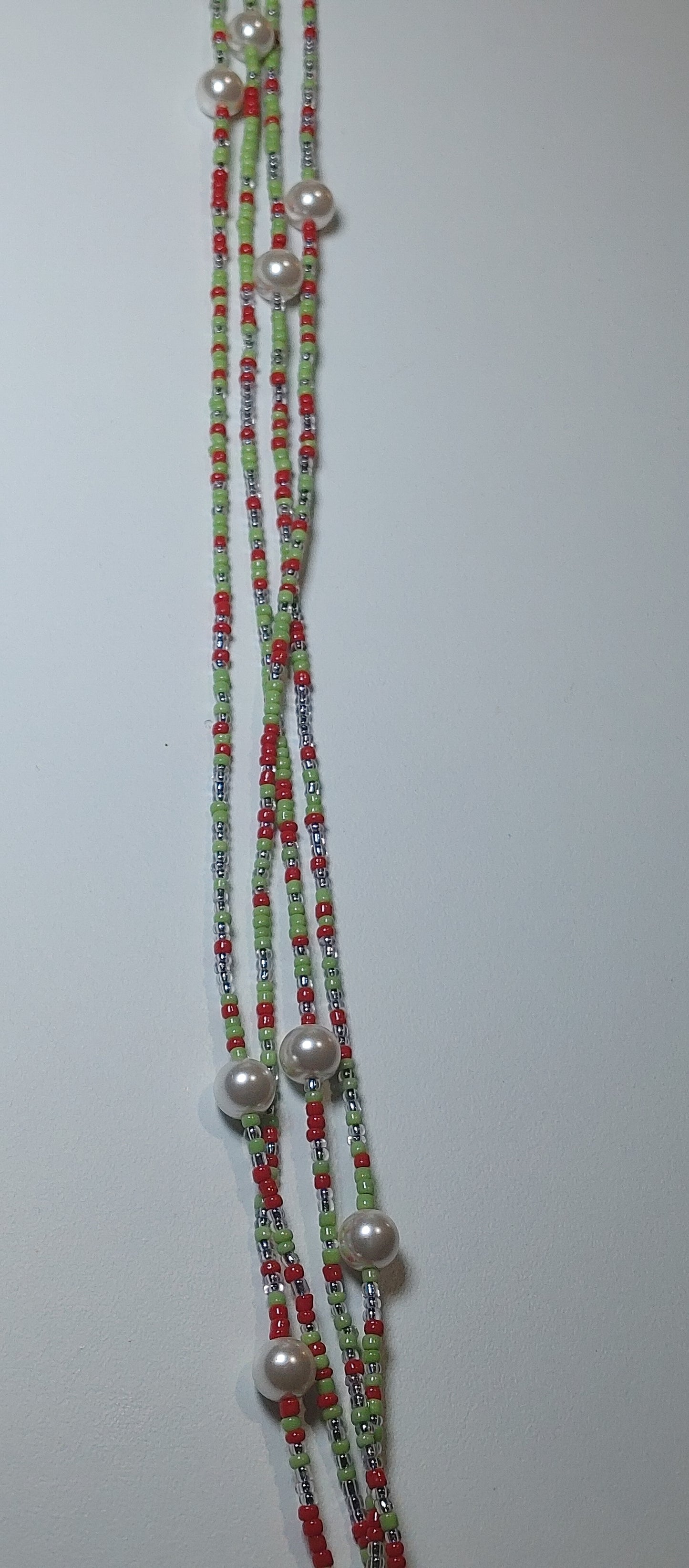 Pearly grinch waistbeads