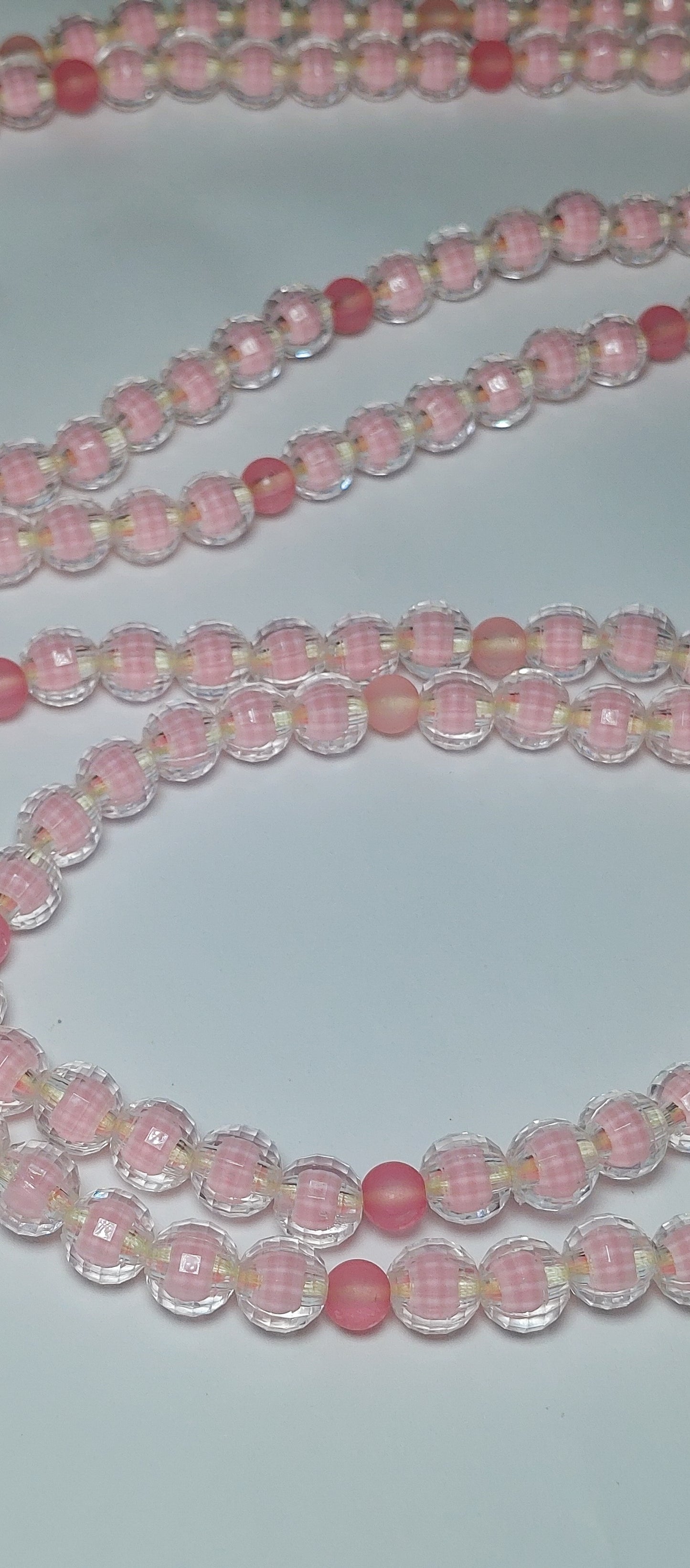 Pink passion waistbeads