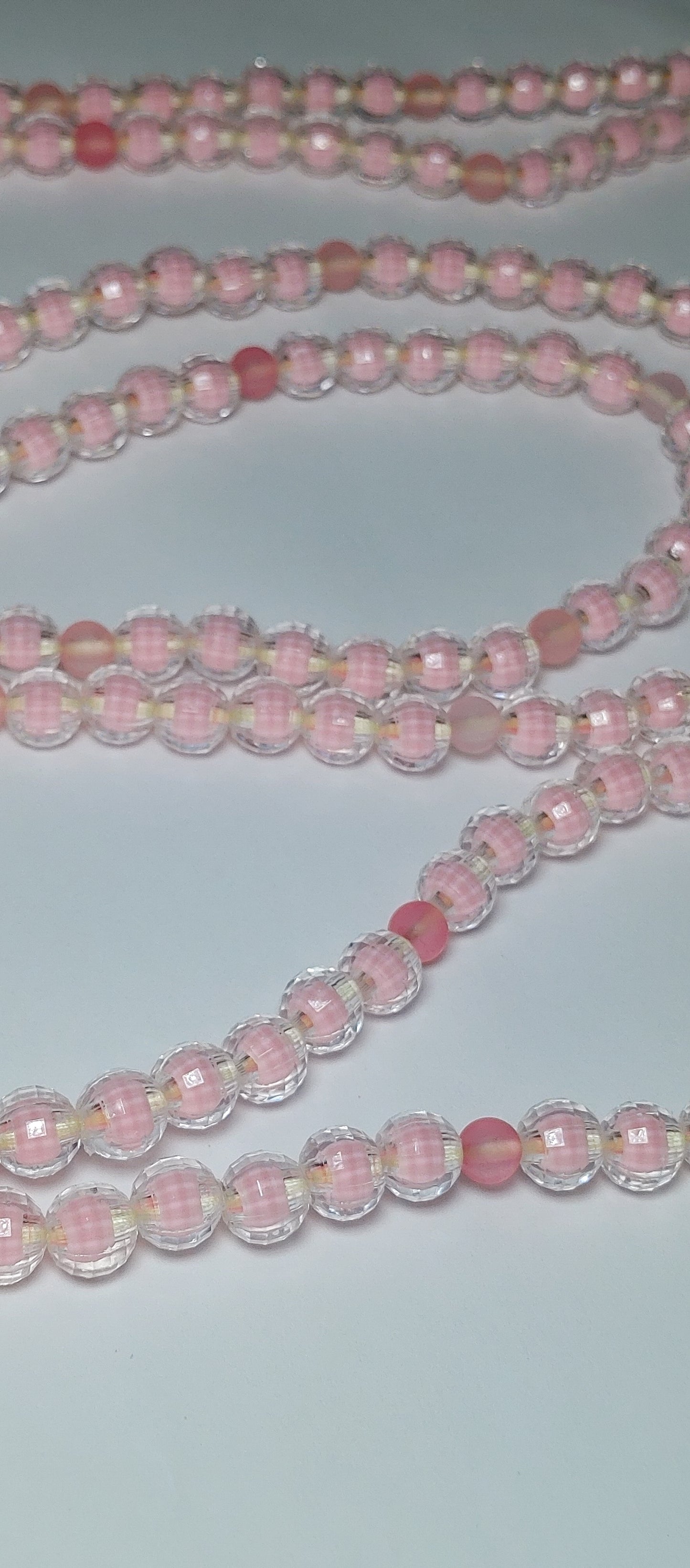 Pink passion waistbeads