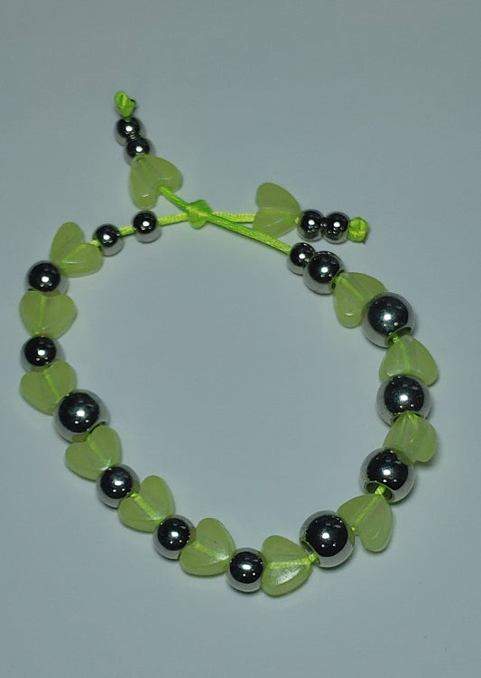 Yellow glow in the dark bracelet