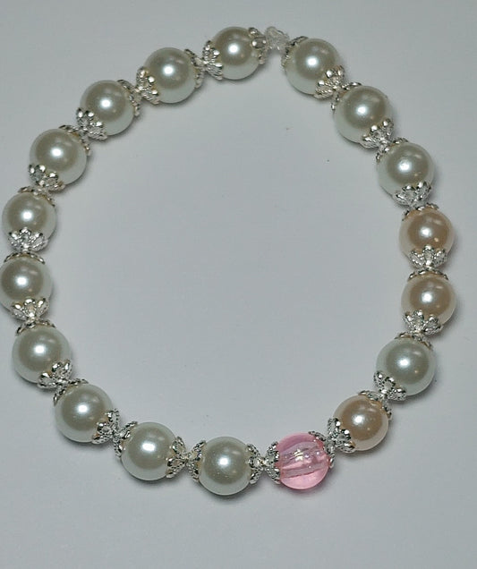 Pink n Pearl bracelet