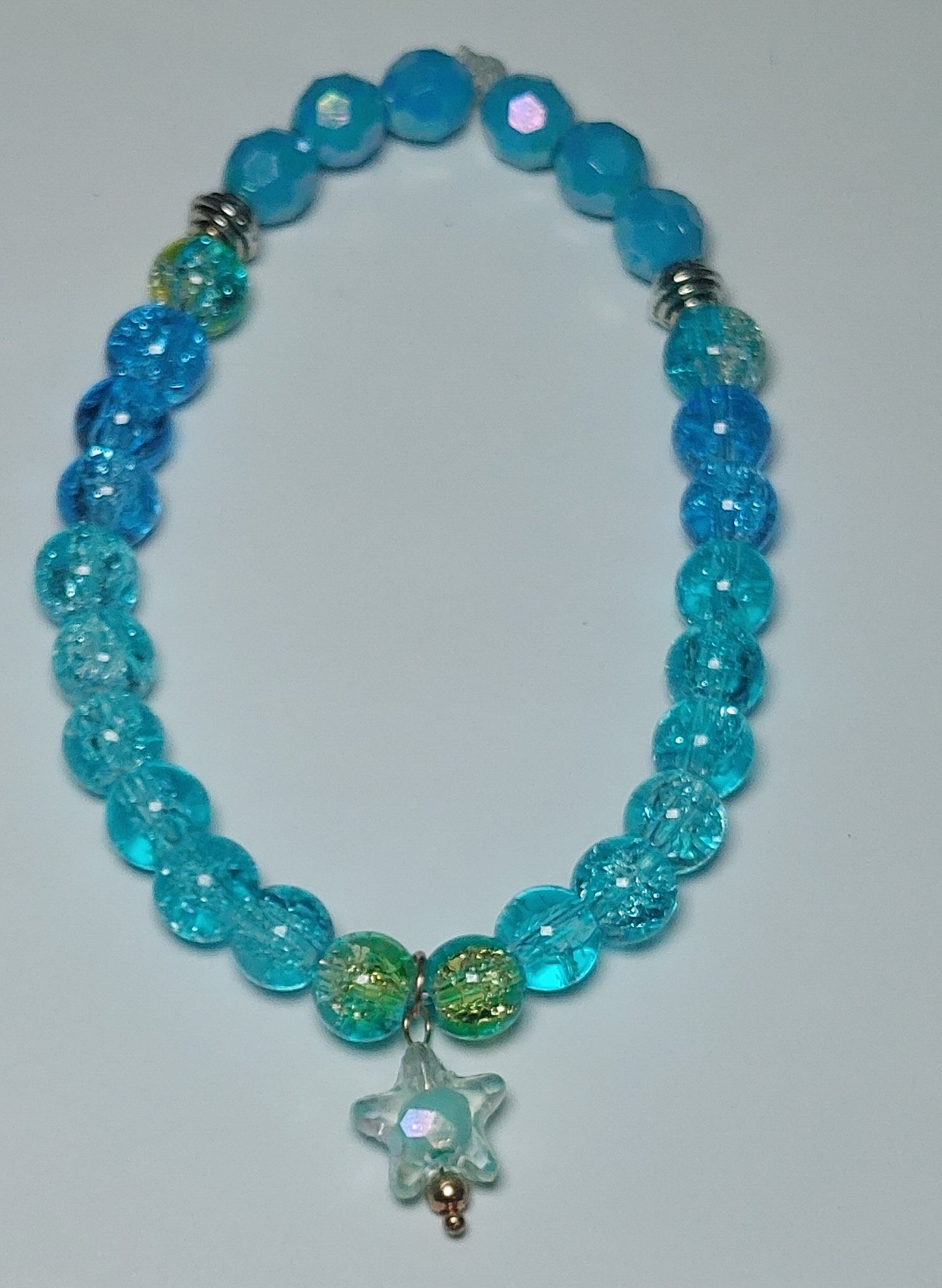 Ice blue bracelet