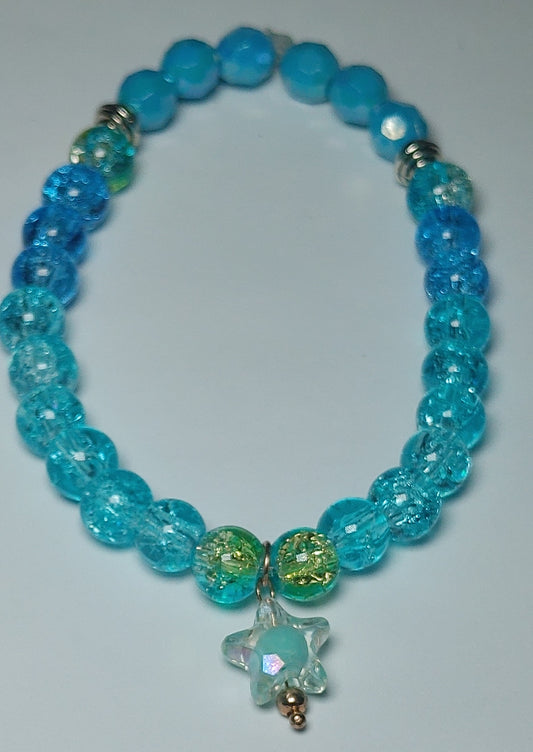 Ice blue bracelet