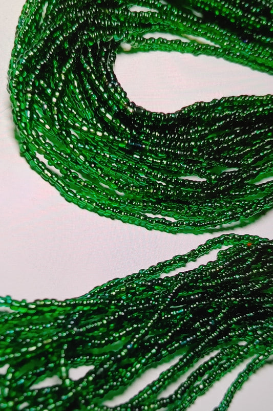 Forest Green waistbeads