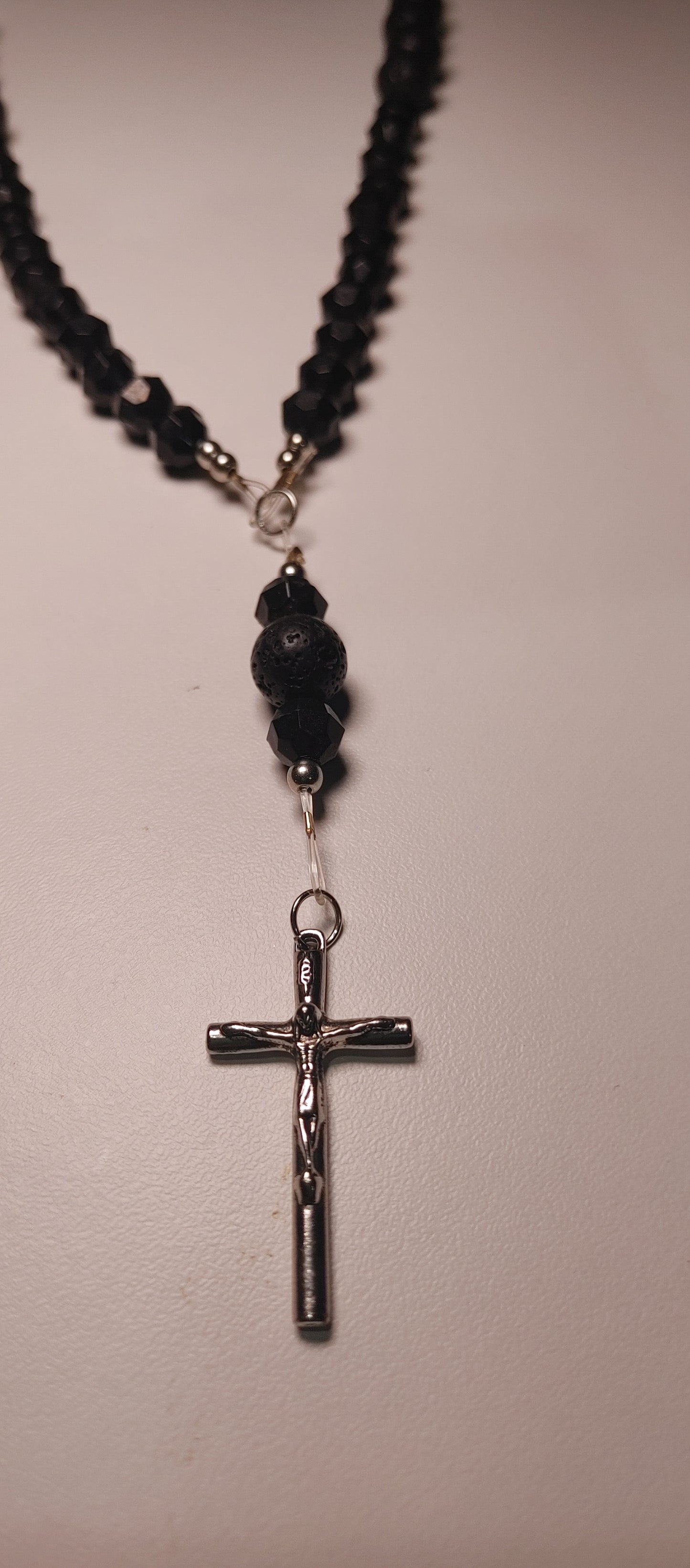 Black and blue rosary