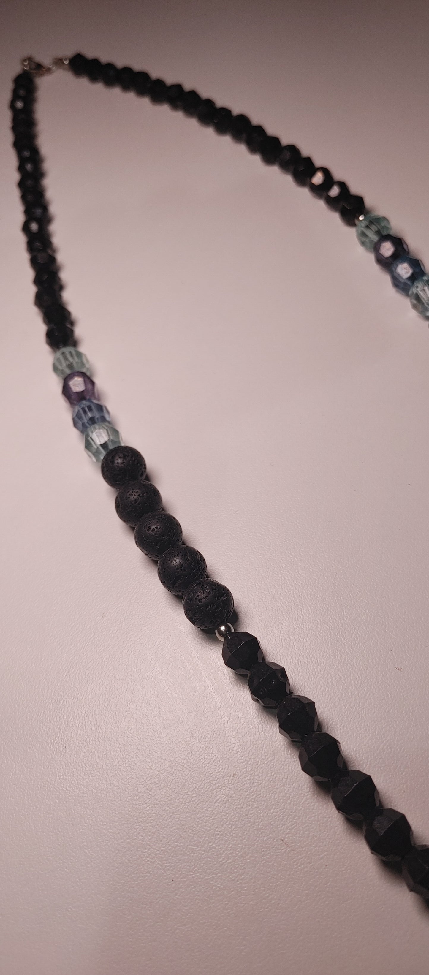 Black and blue rosary