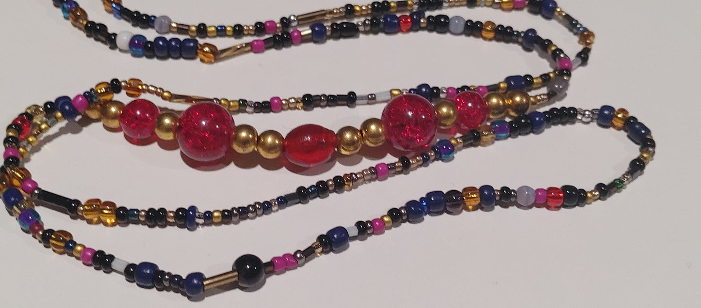 Custom statement waistbeads