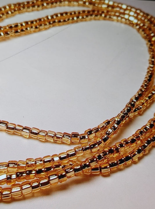 Gold waistbeads