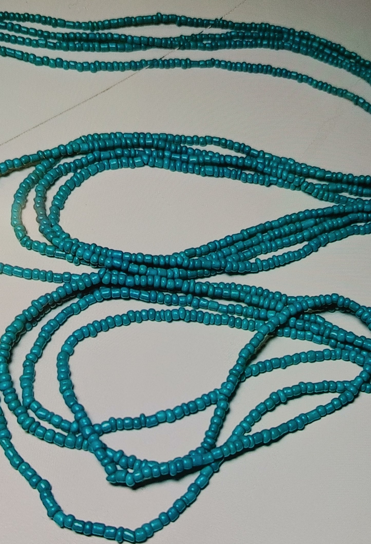 Sea blue waistbeads