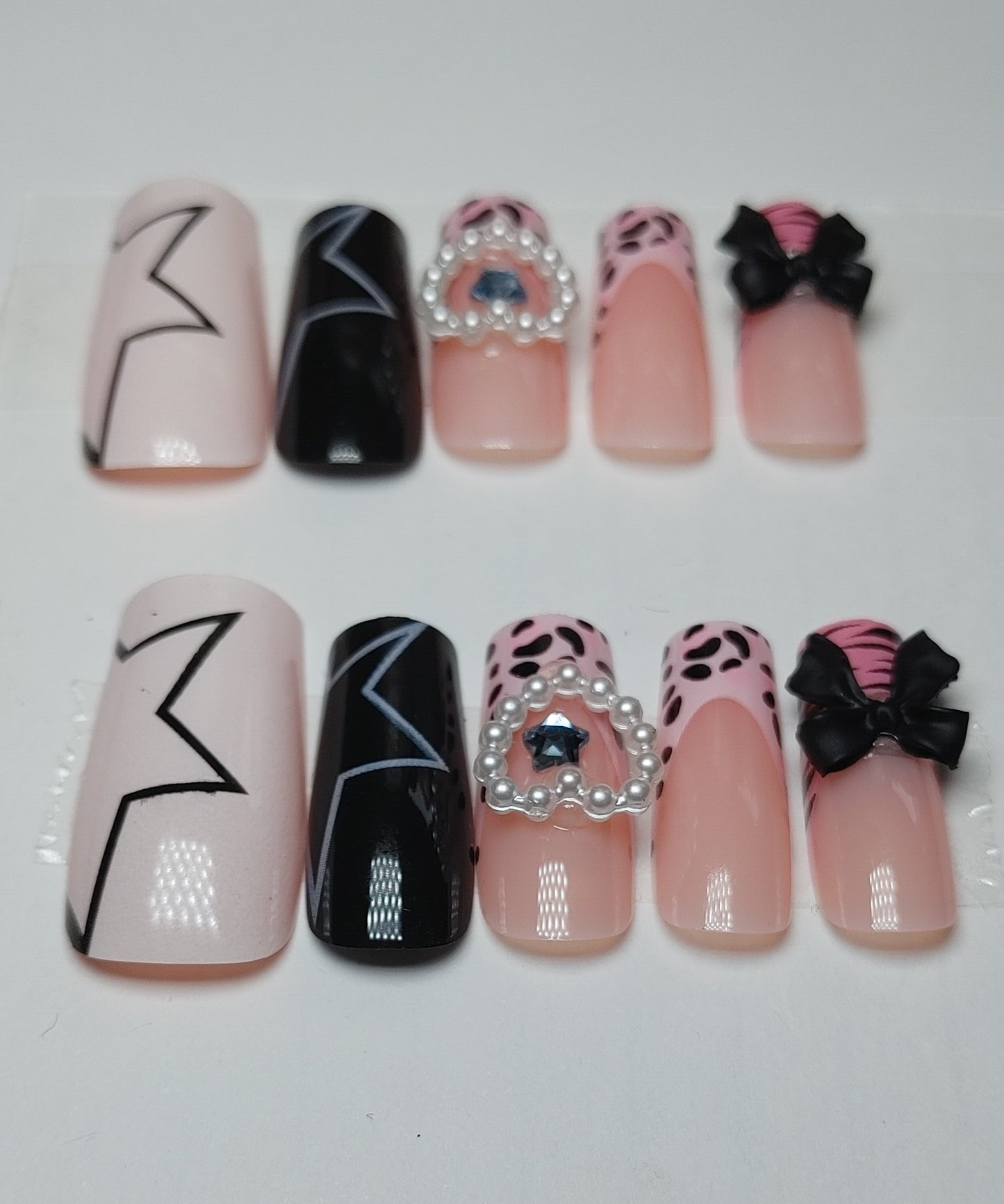 Custom press on nails +nail kits