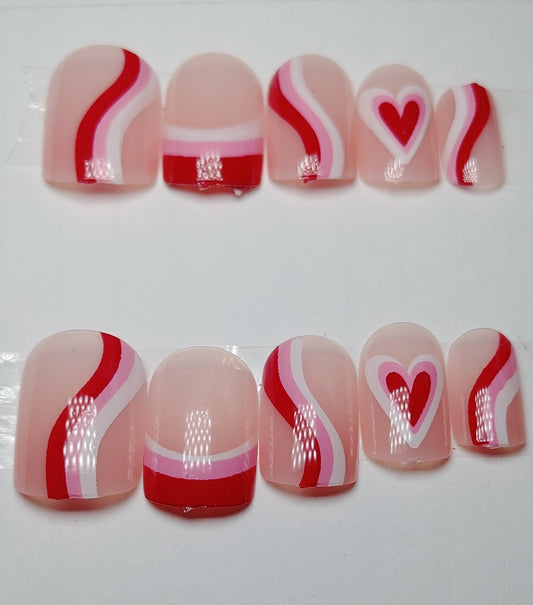 Custom "short" press-on nails + nail kits