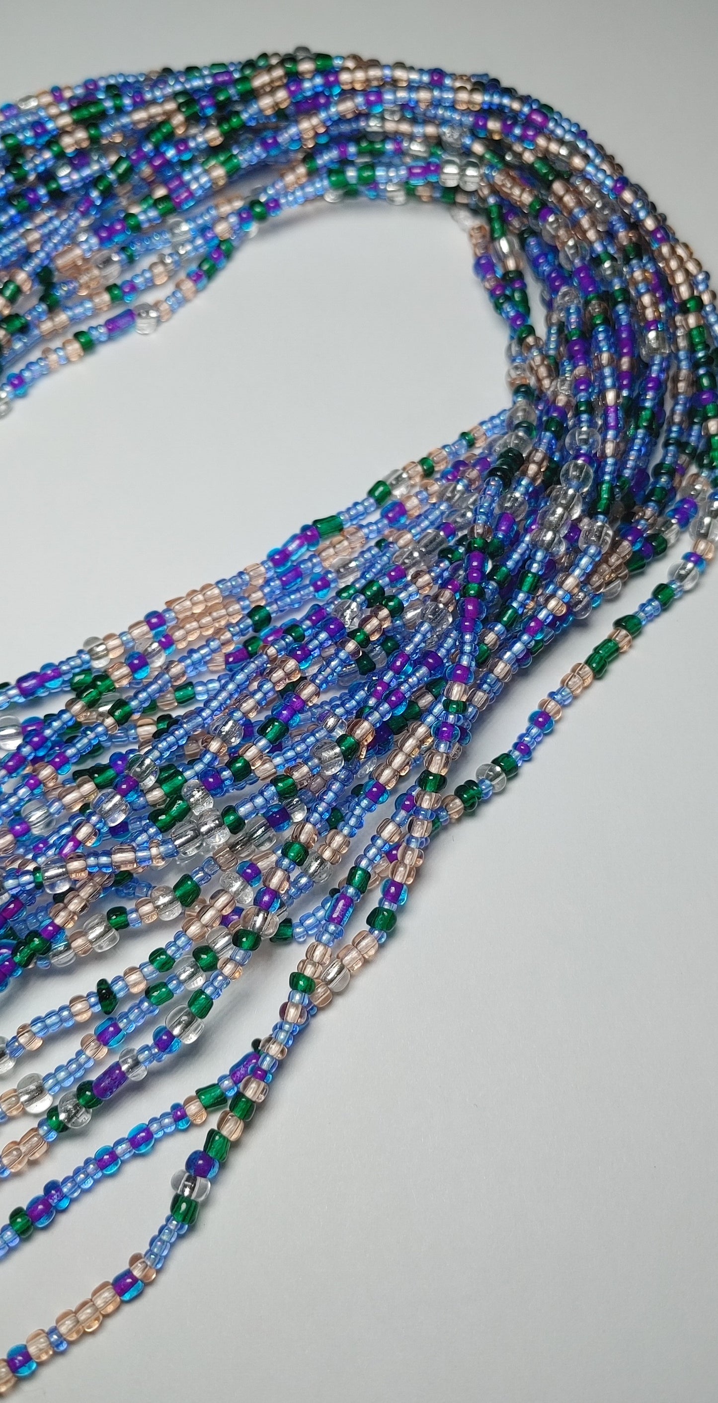 Purple passion wave waistbeads