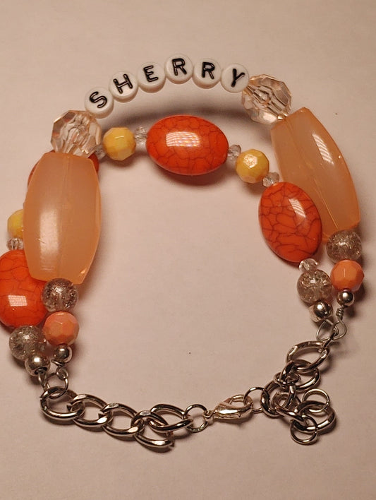 Custom name bracelet