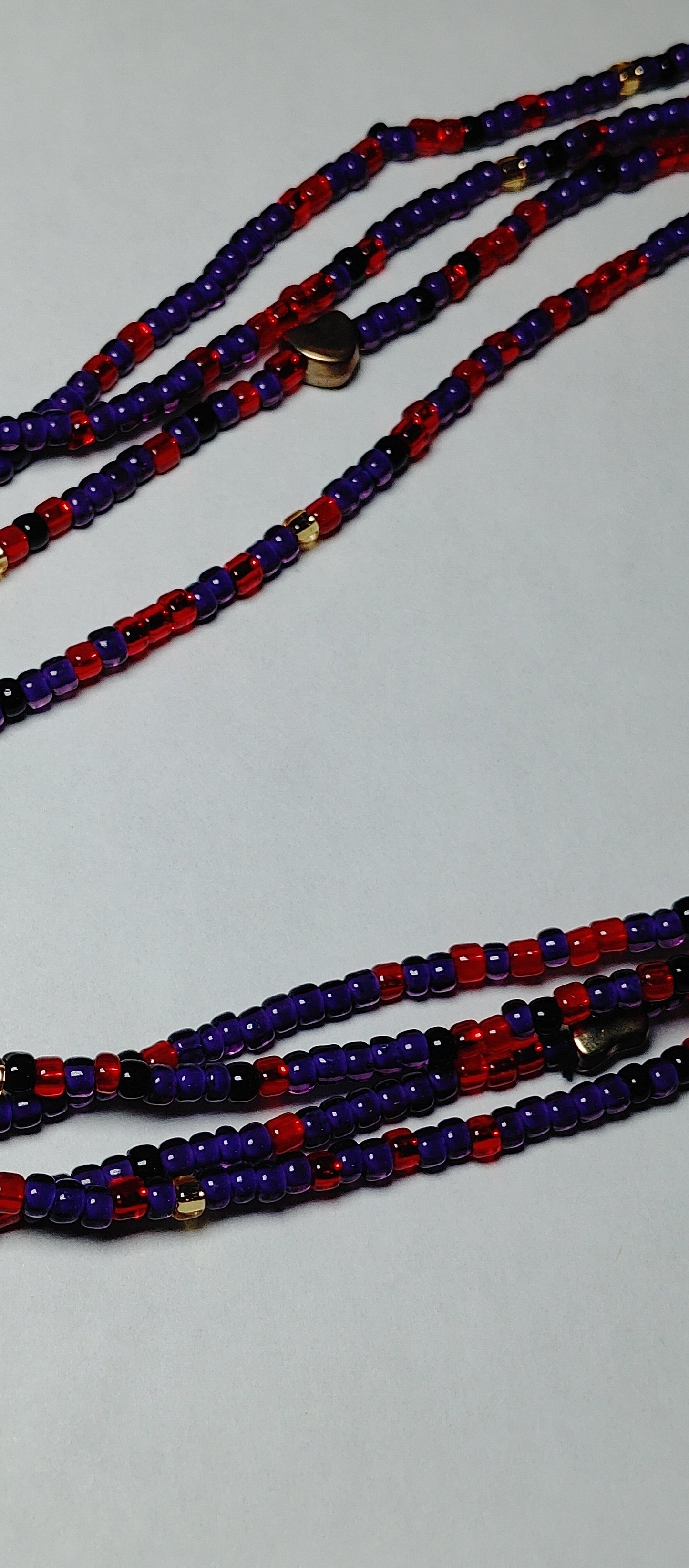 Purple passion twist waistbeads