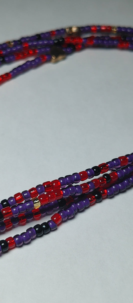 Purple passion twist waistbeads