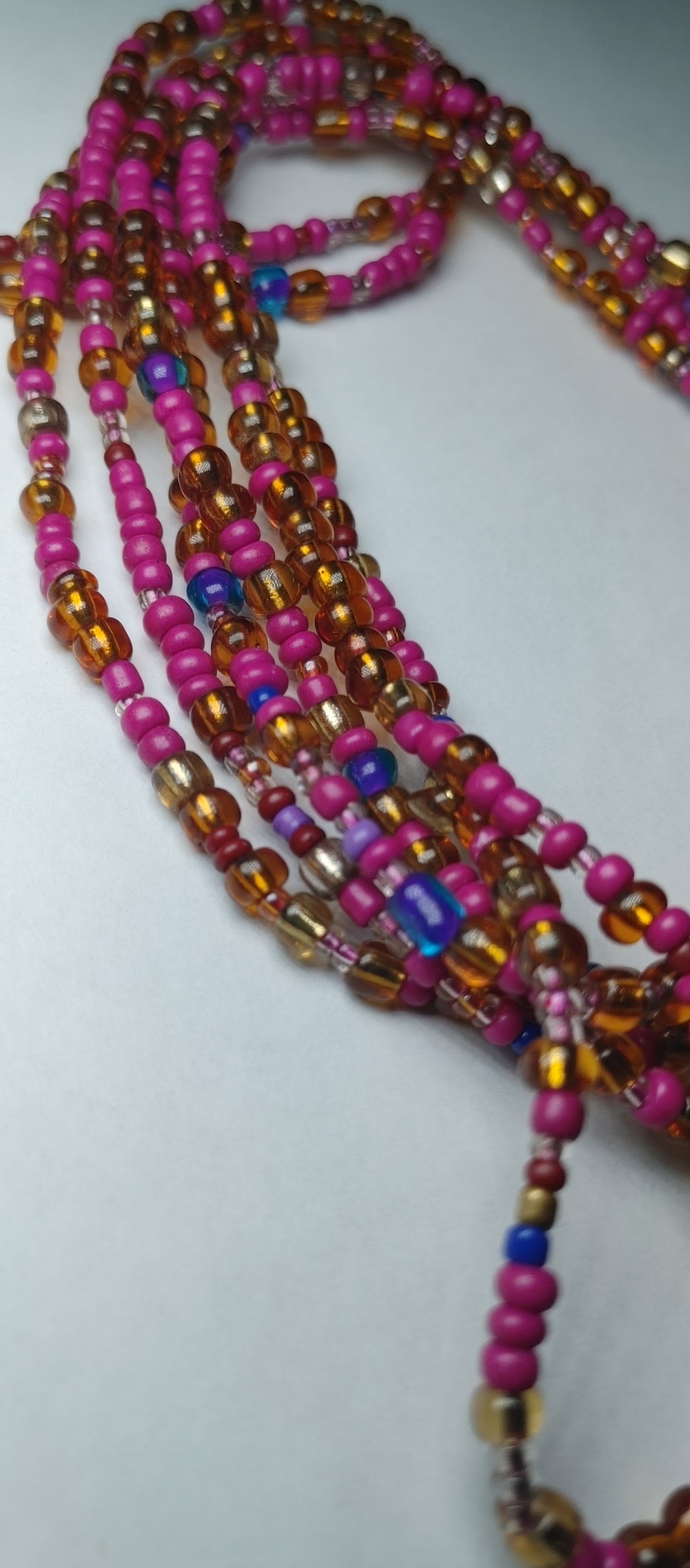 Purple treasure box waistbeads