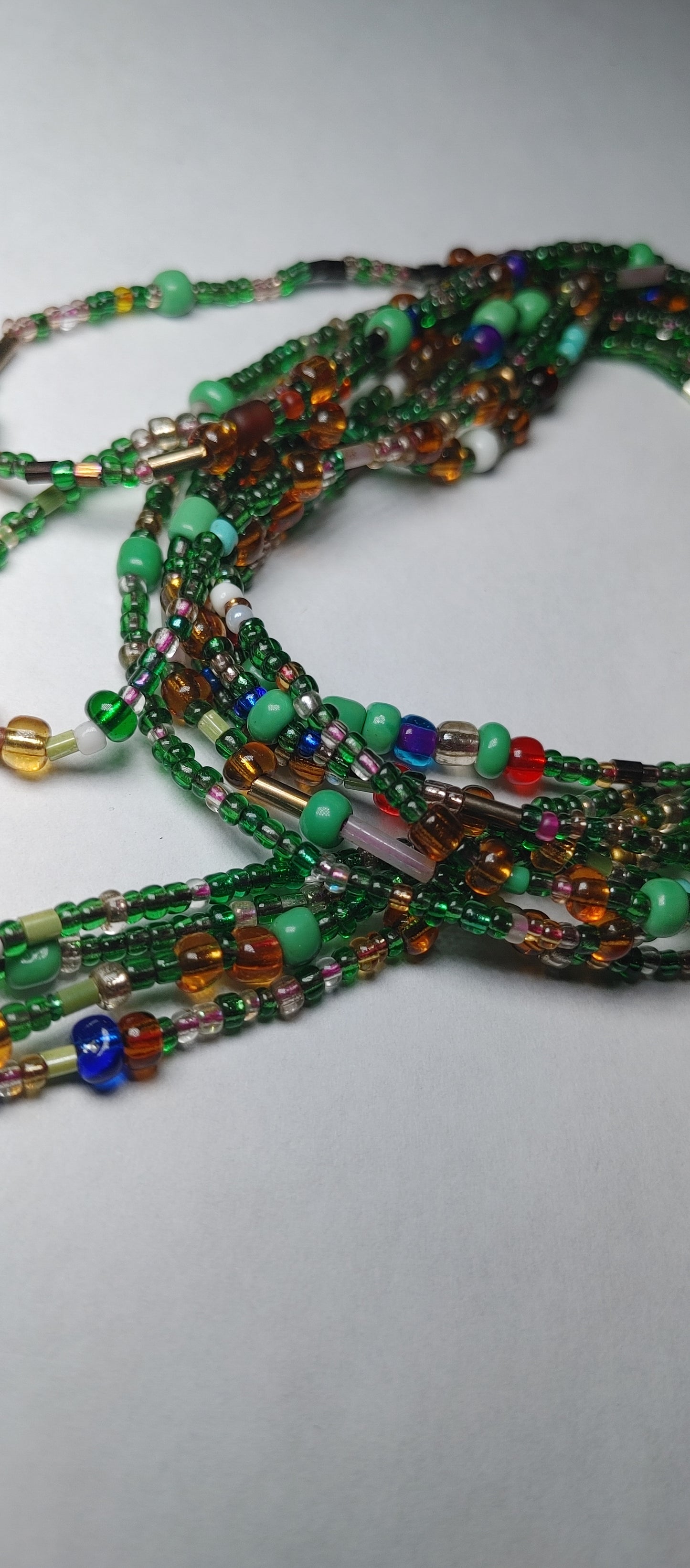 Green treasure box waistbeads