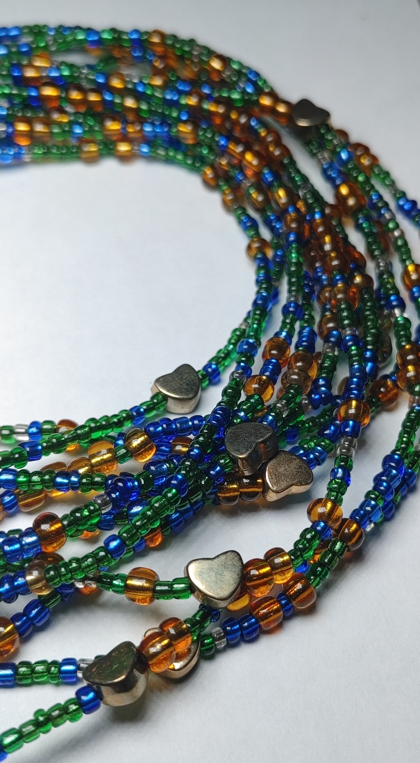 Blue island vibes waistbeads