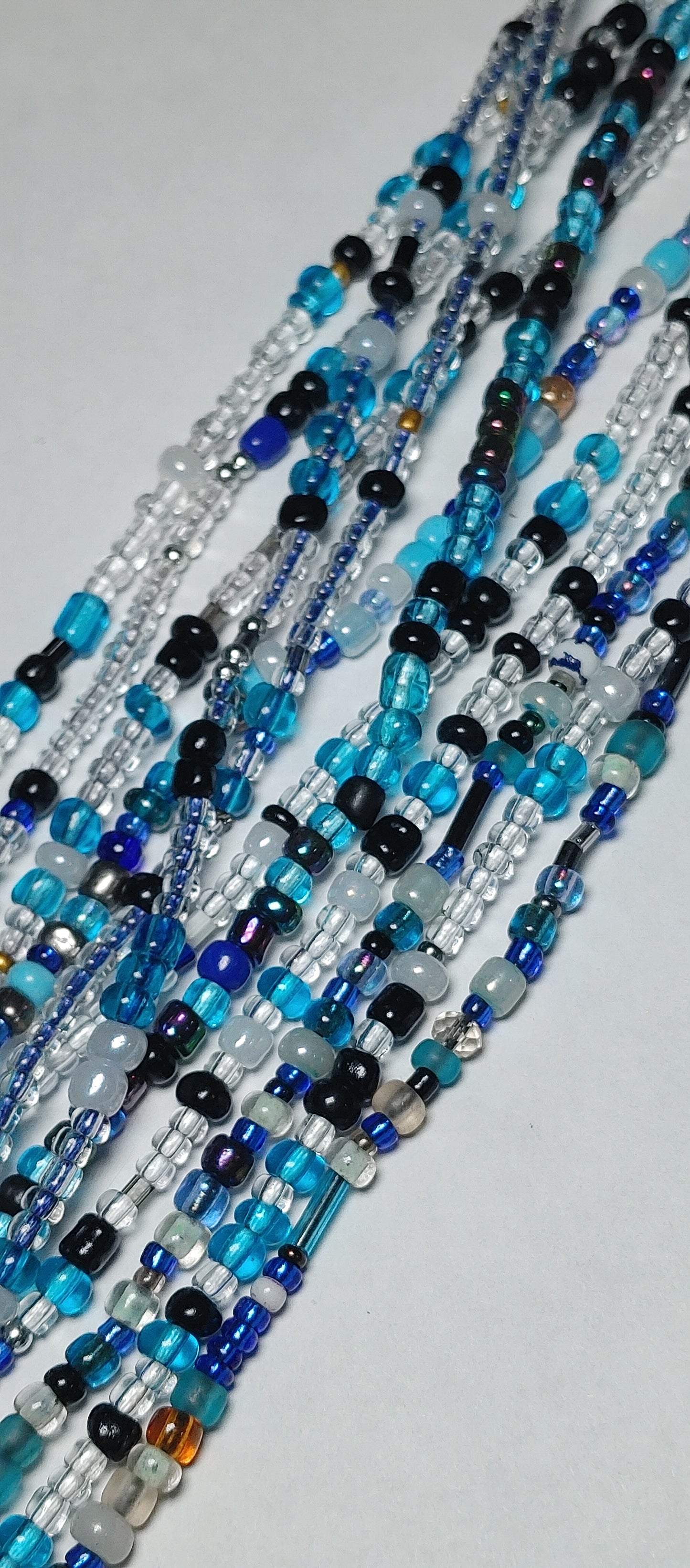 Blue sea waistbeads