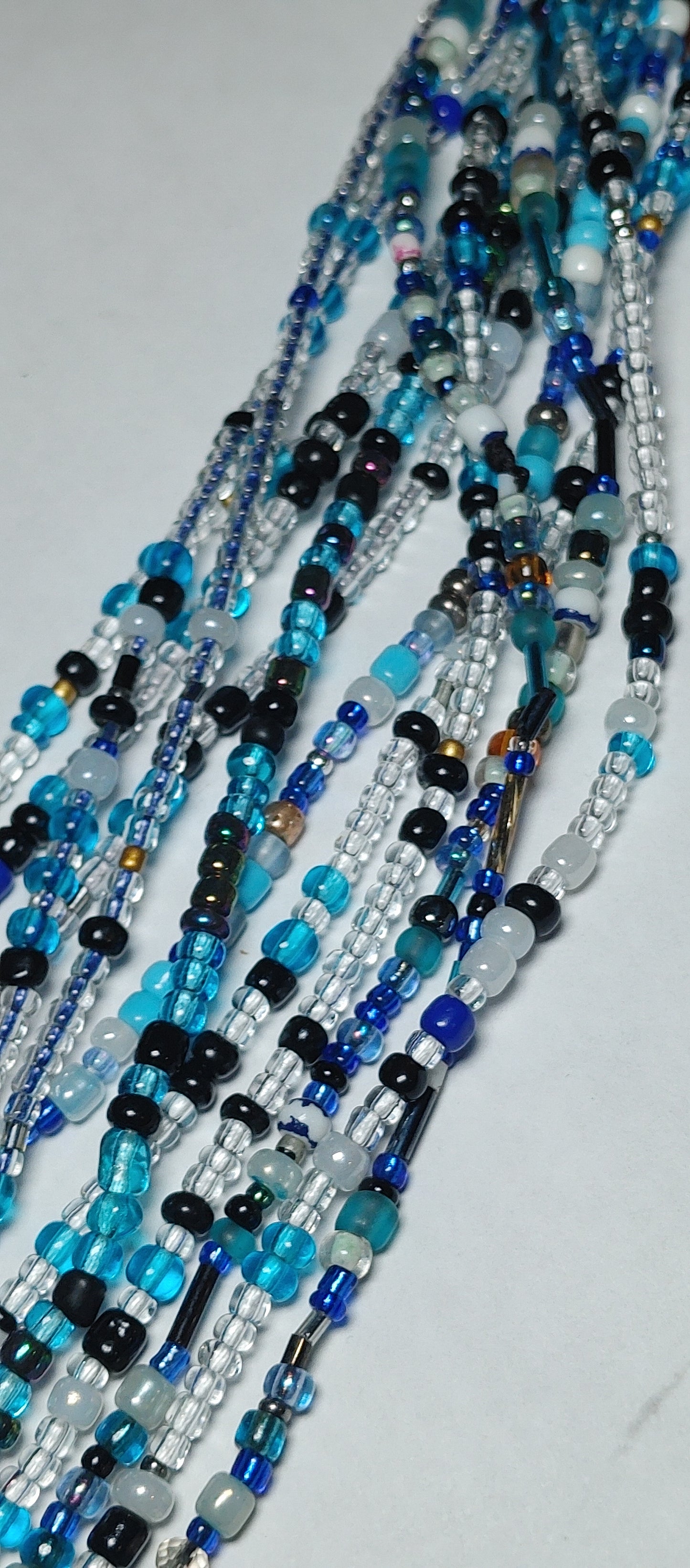 Blue sea waistbeads