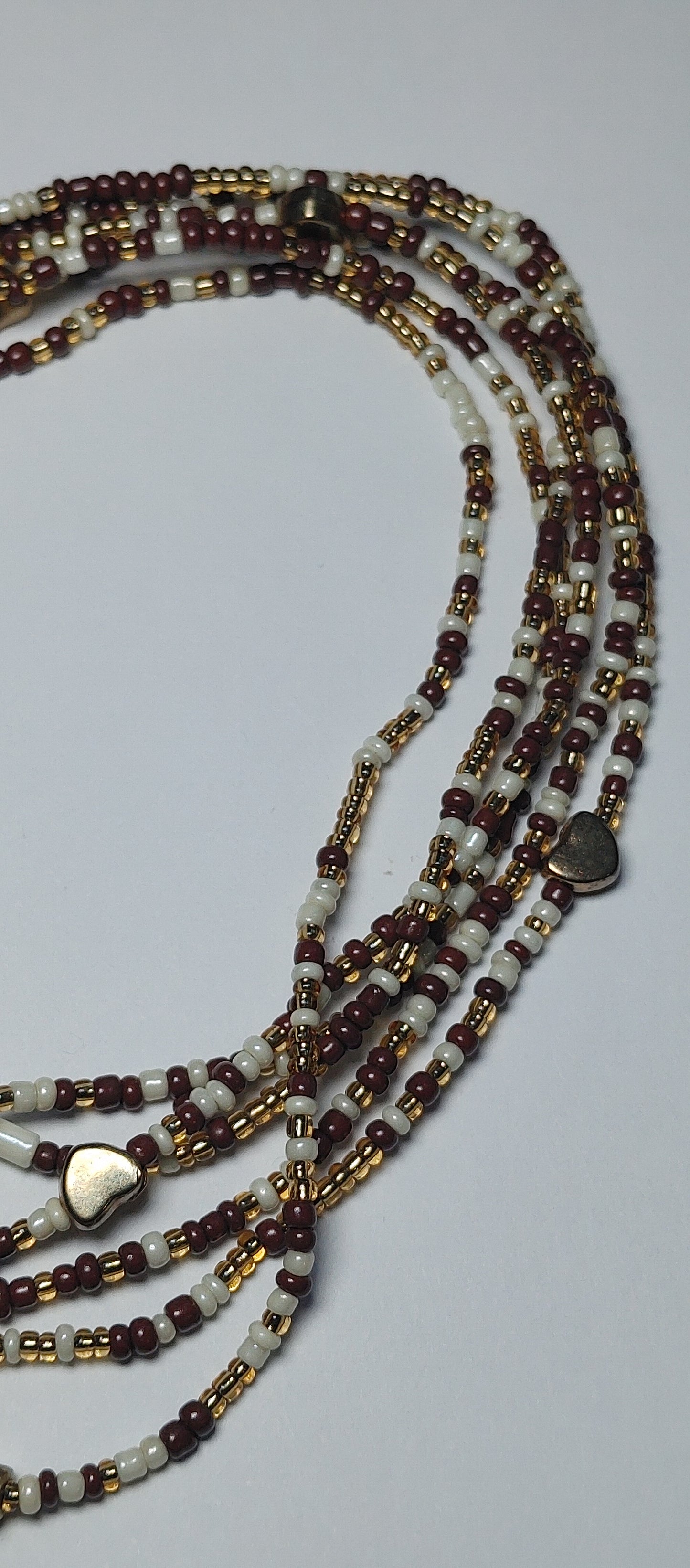 Brown/gold god waistbeads