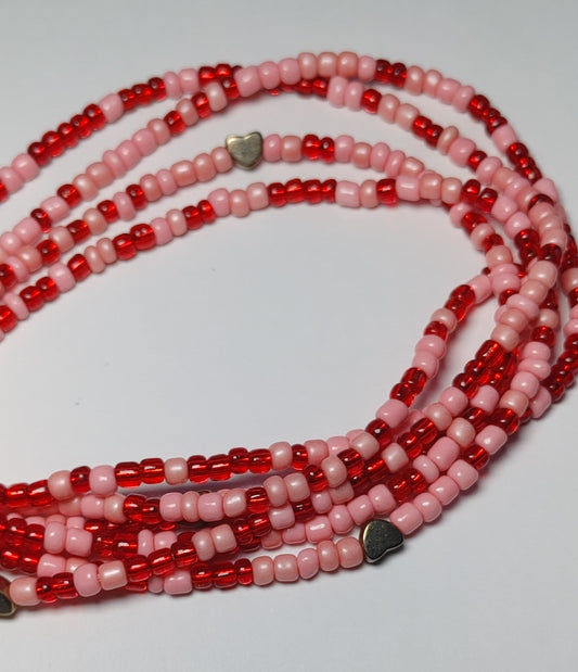 Strawberry lite waistbeads