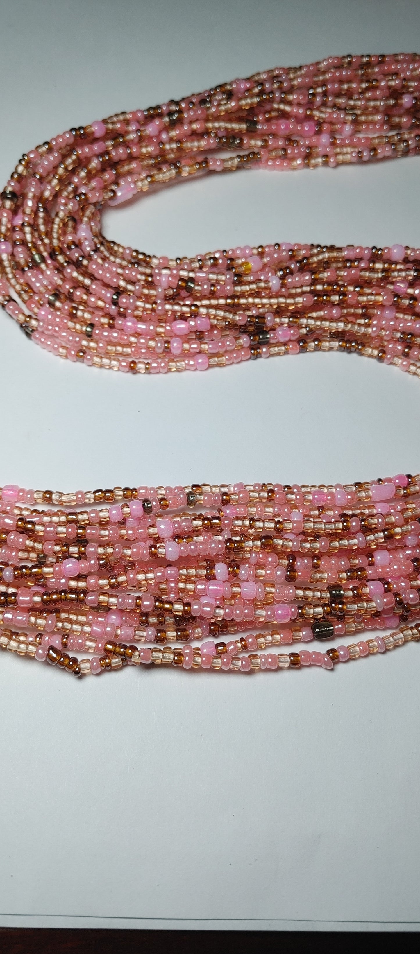 Pink amor'e waistbeads