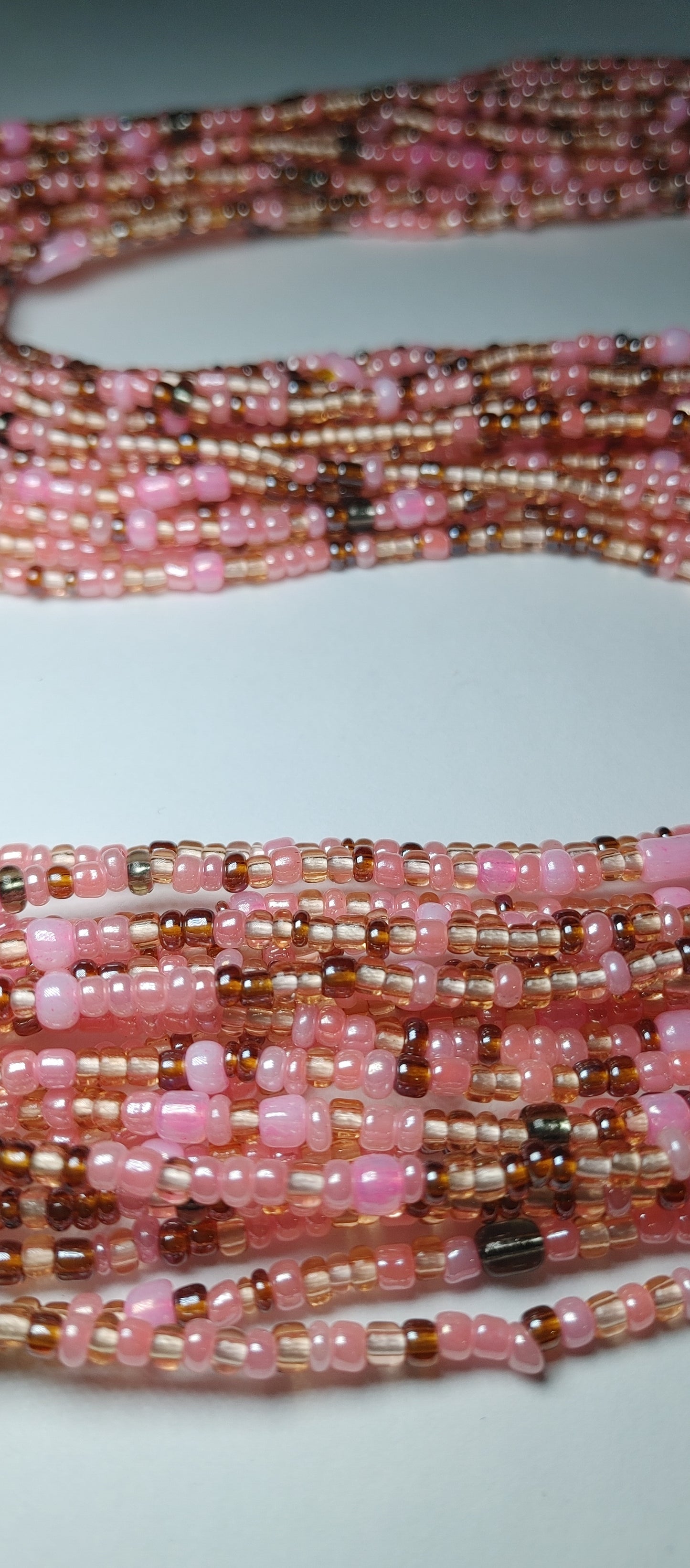 Pink amor'e waistbeads