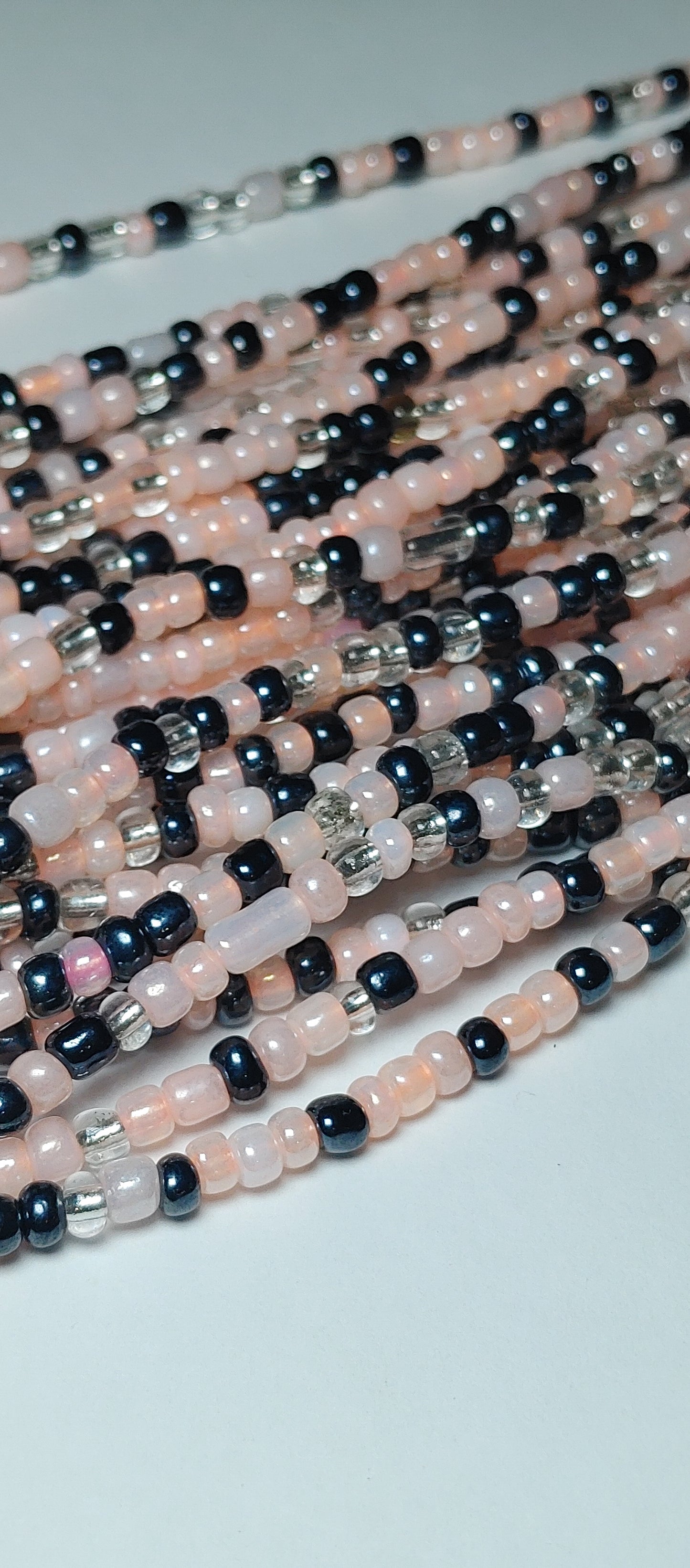 Pink pepper waistbeads