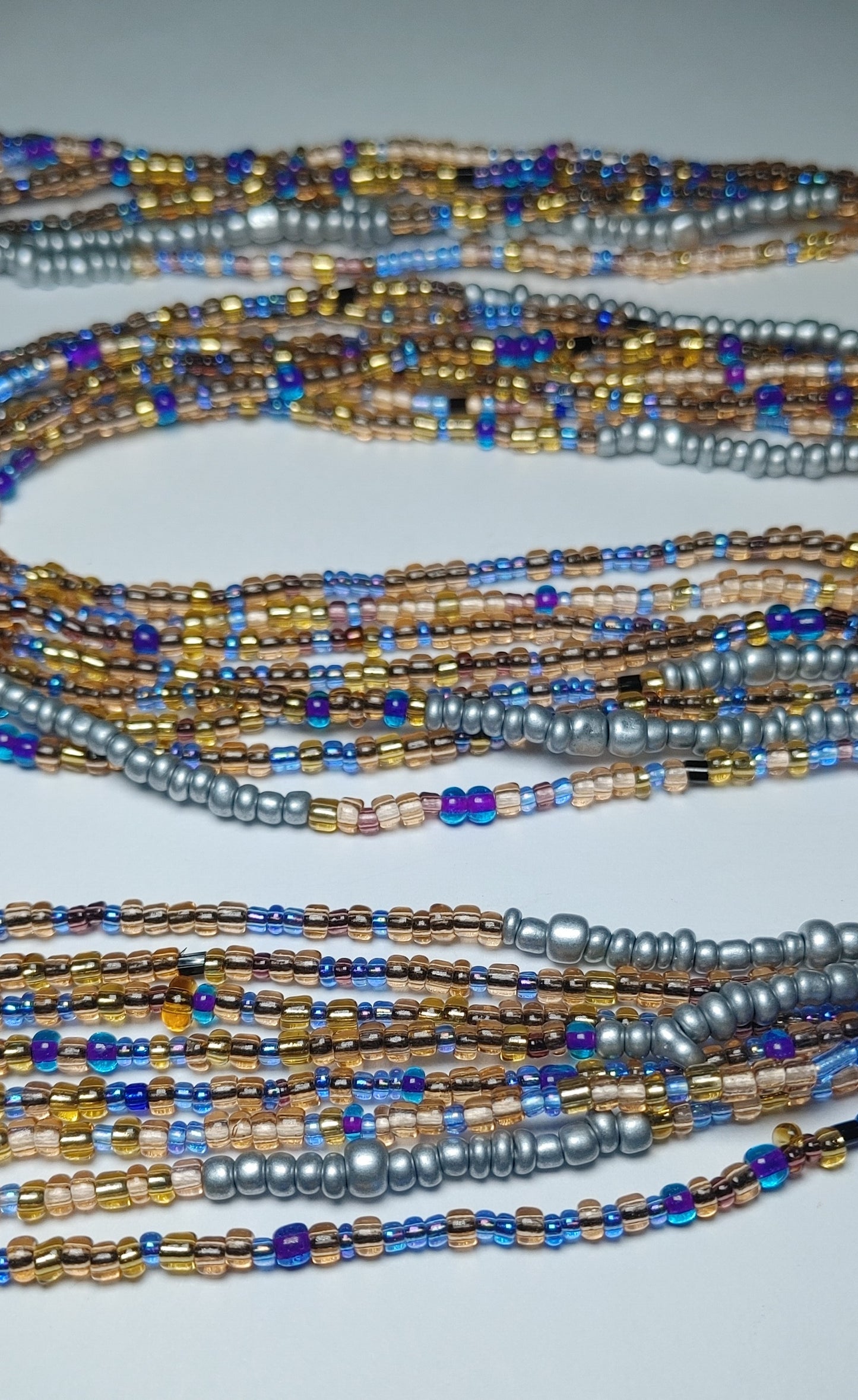 Purple lane waistbeads