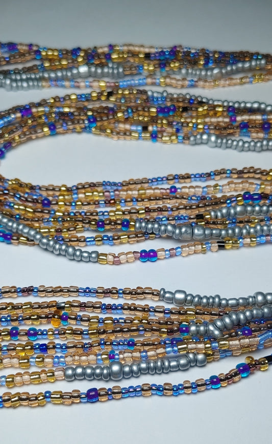 Purple lane waistbeads