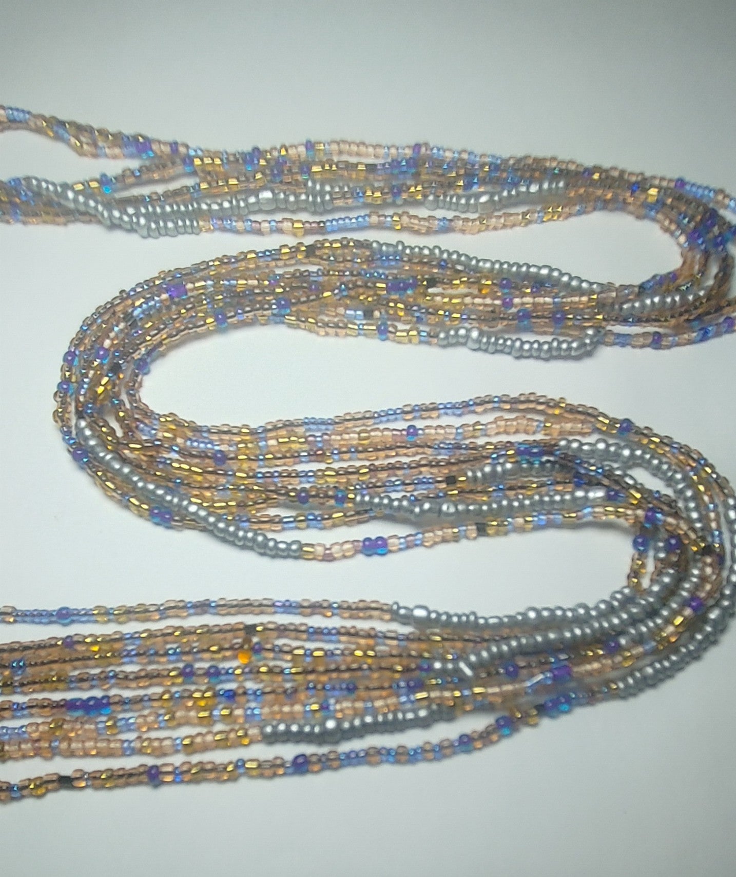 Purple lane waistbeads