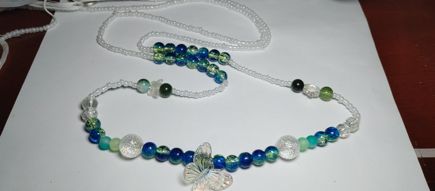 Custom butterfly breeze waistbeads