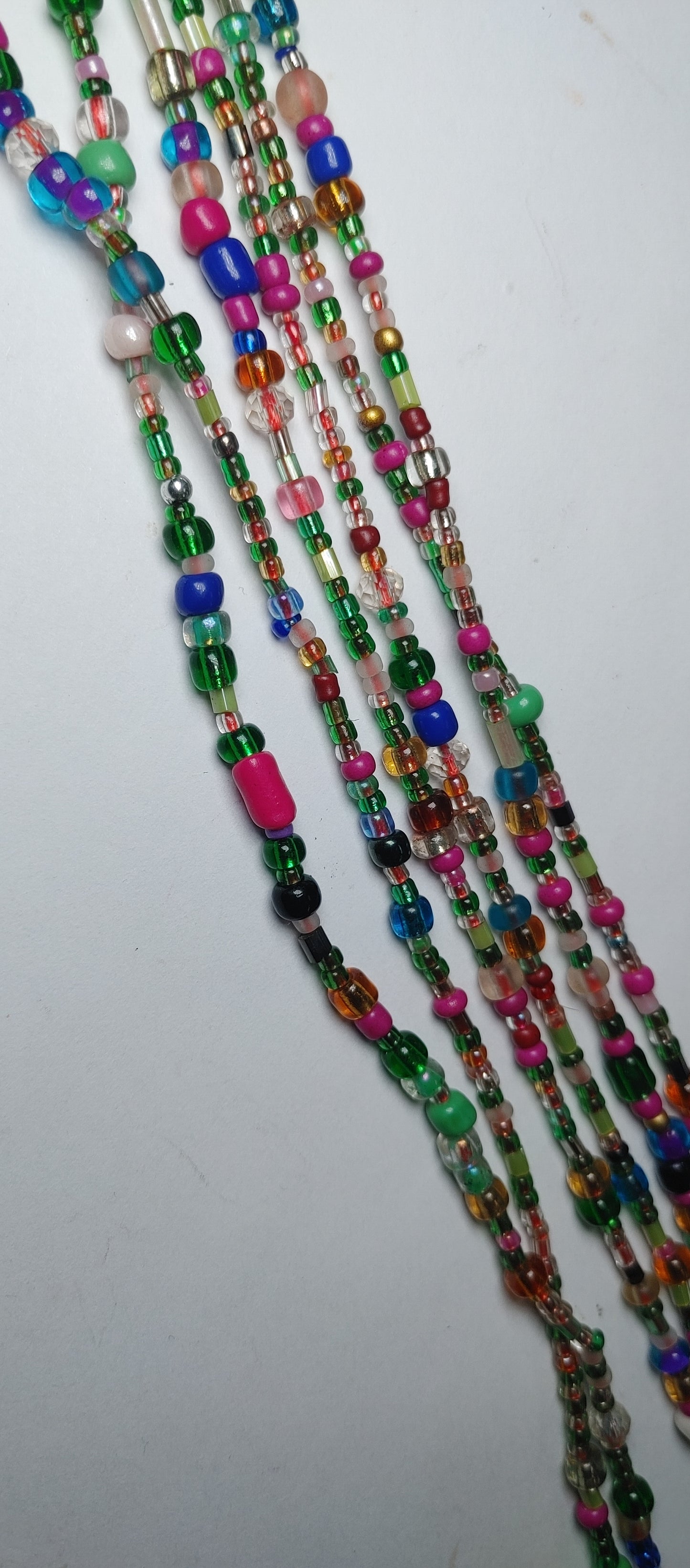 Marti gra 3 waistbeads