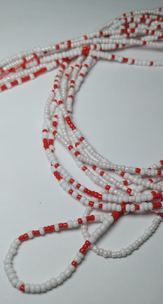 Peppermint waistbeads