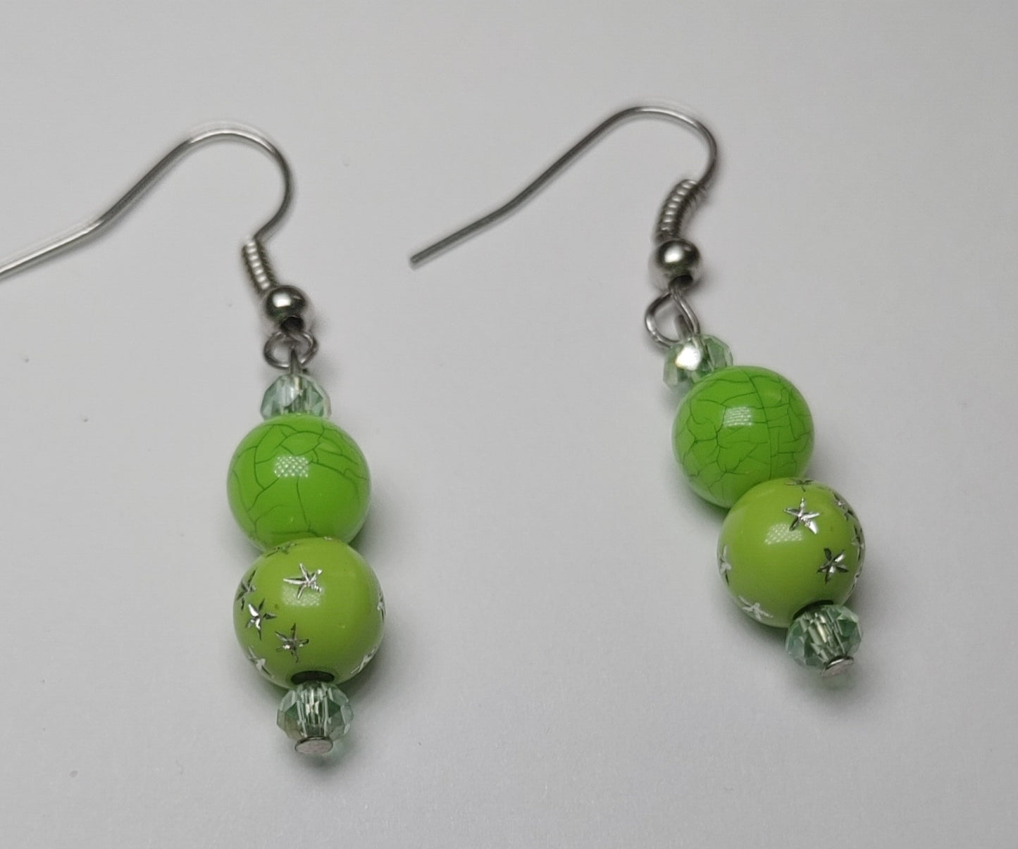 Emerald mini earrings